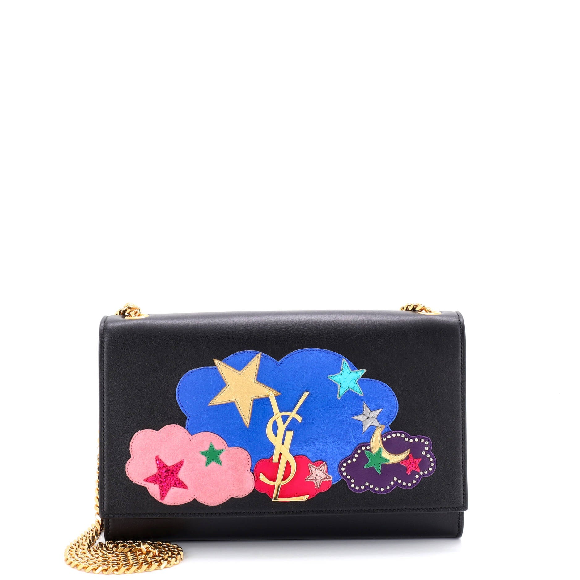 Classic Monogram Crossbody Bag Patchwork Leather Medium
