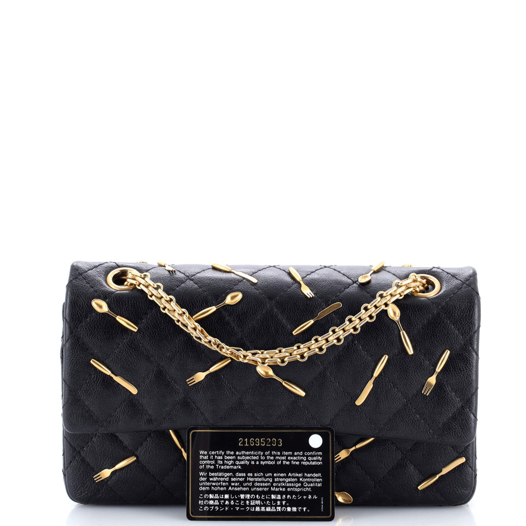 Brasserie Charms Reissue 2.55 Flap Bag Quilted Calfskin 225