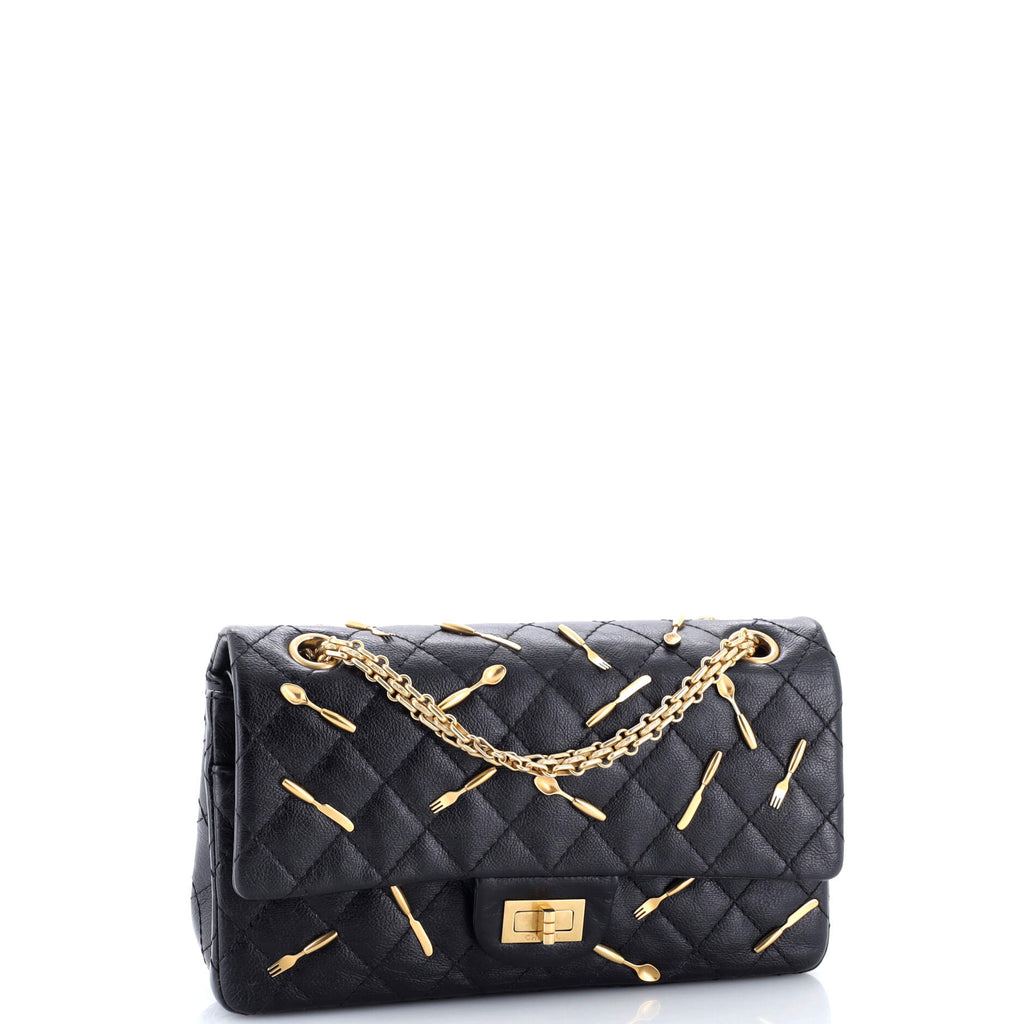 Brasserie Charms Reissue 2.55 Flap Bag Quilted Calfskin 225