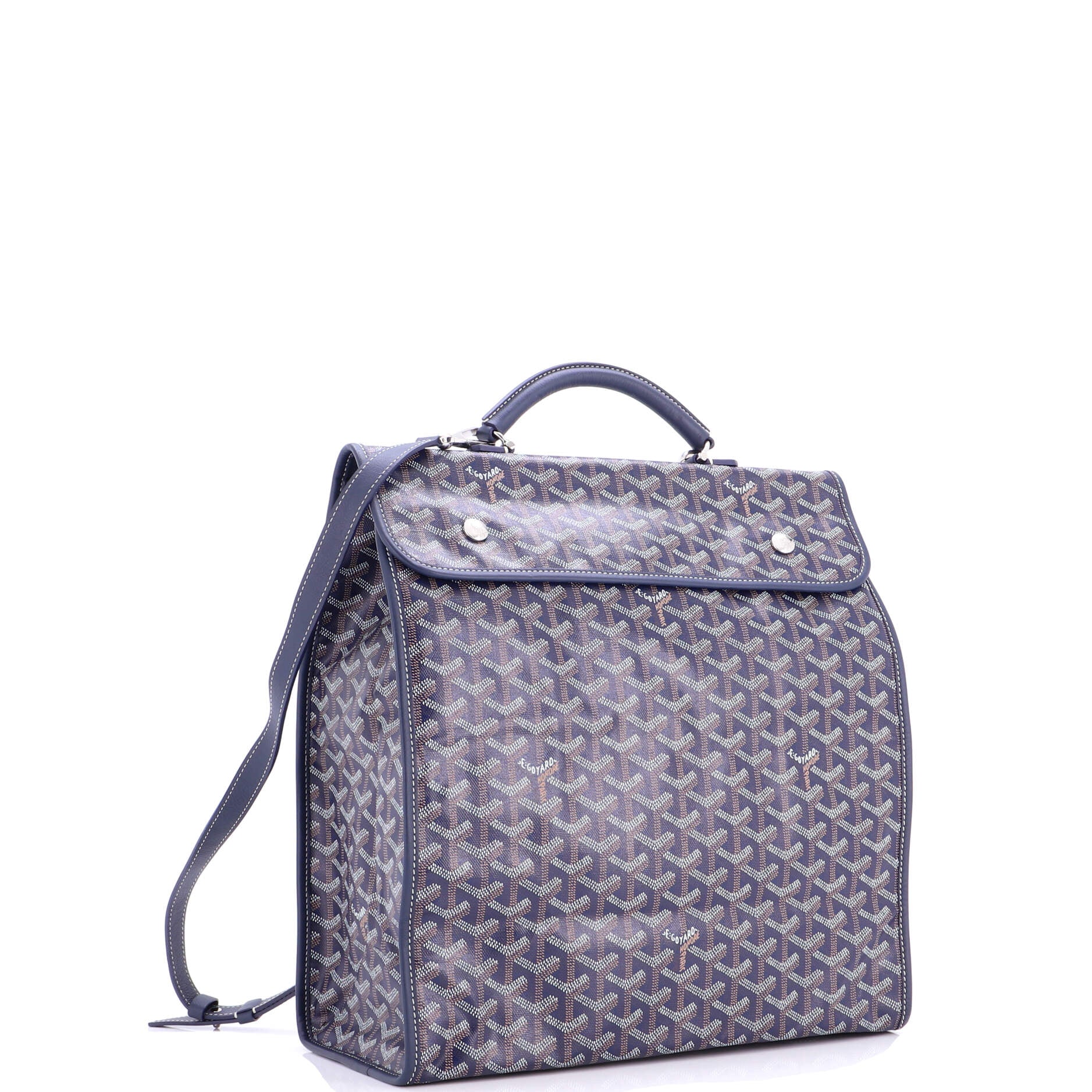 Saint Leger Briefcase Backpack Coated Canvas