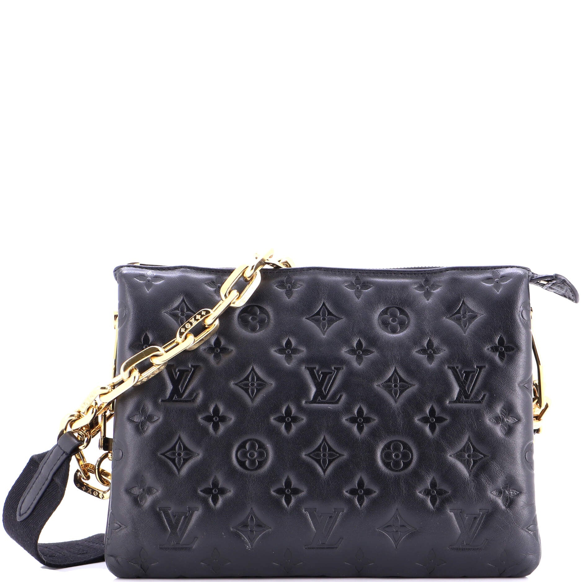 Coussin Bag Monogram Embossed Lambskin PM