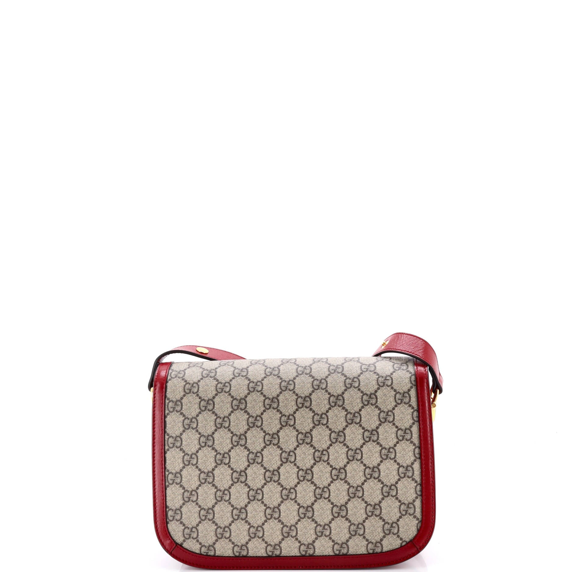 Horsebit 1955 Shoulder Bag GG Coated Canvas with Leather Small