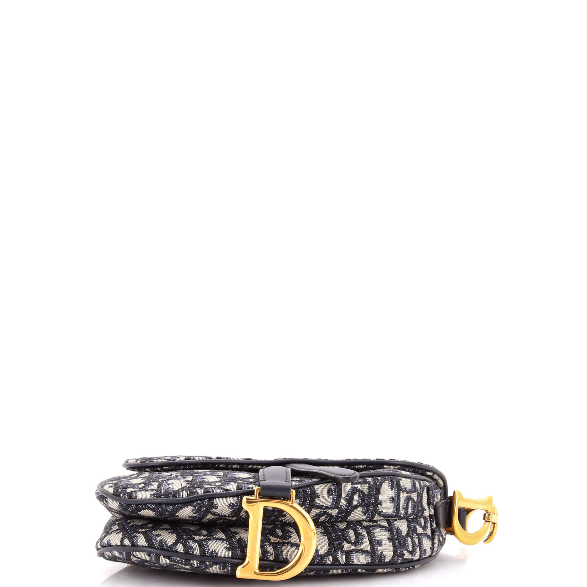 Saddle Handbag Oblique Canvas Mini
