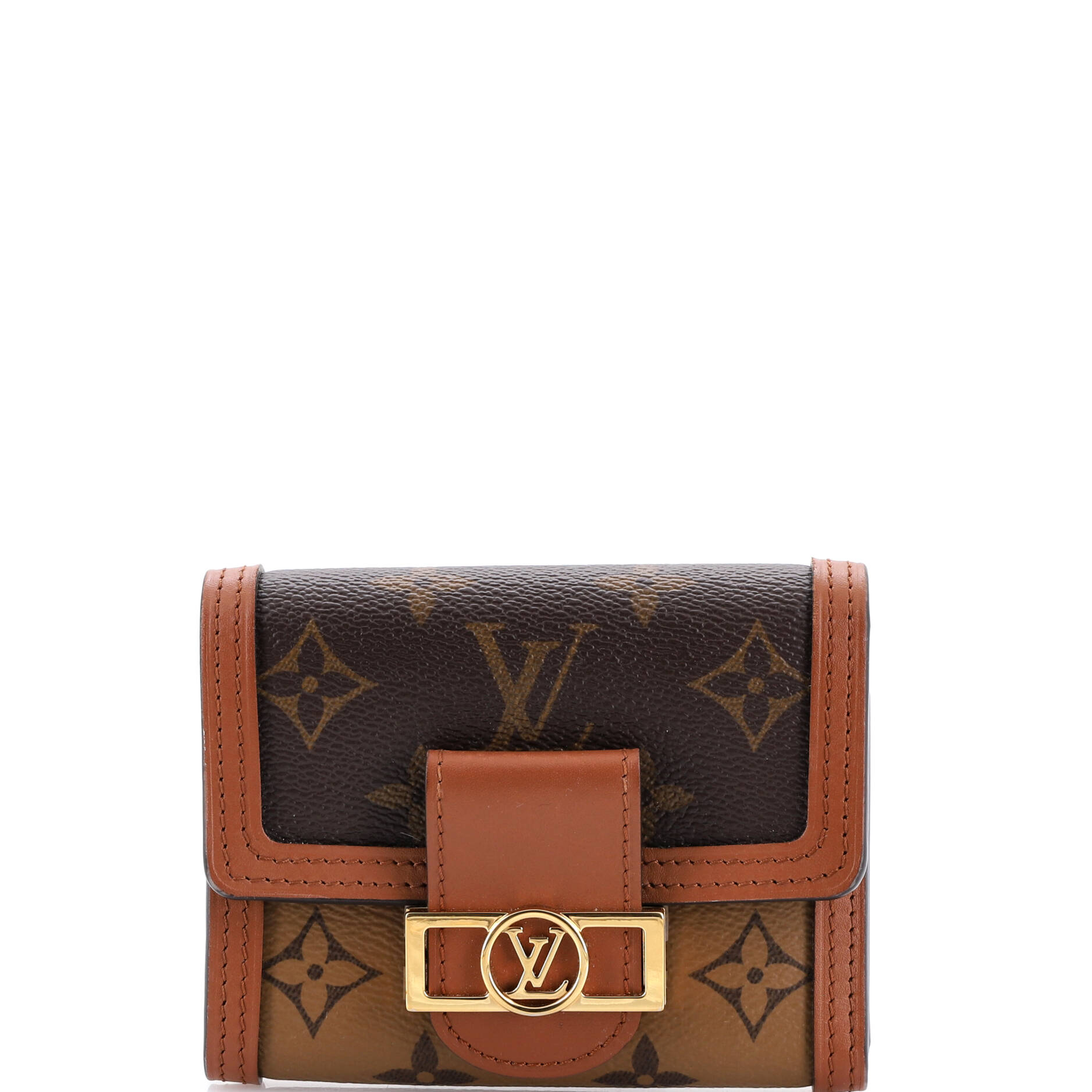 Dauphine Wallet Reverse Monogram Canvas Compact
