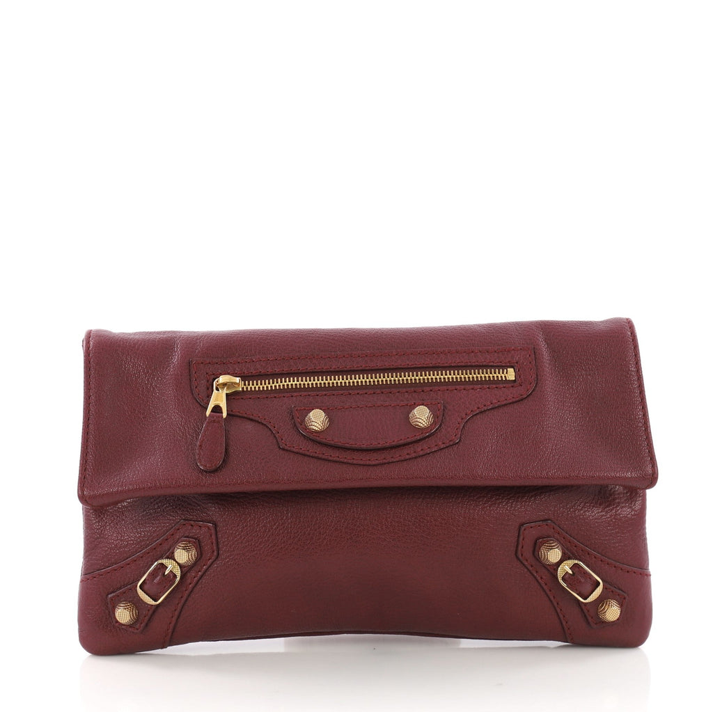 Envelope Clutch Giant Studs Leather