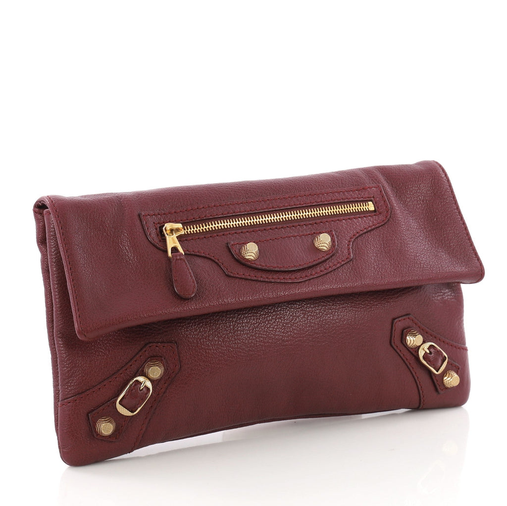 Envelope Clutch Giant Studs Leather