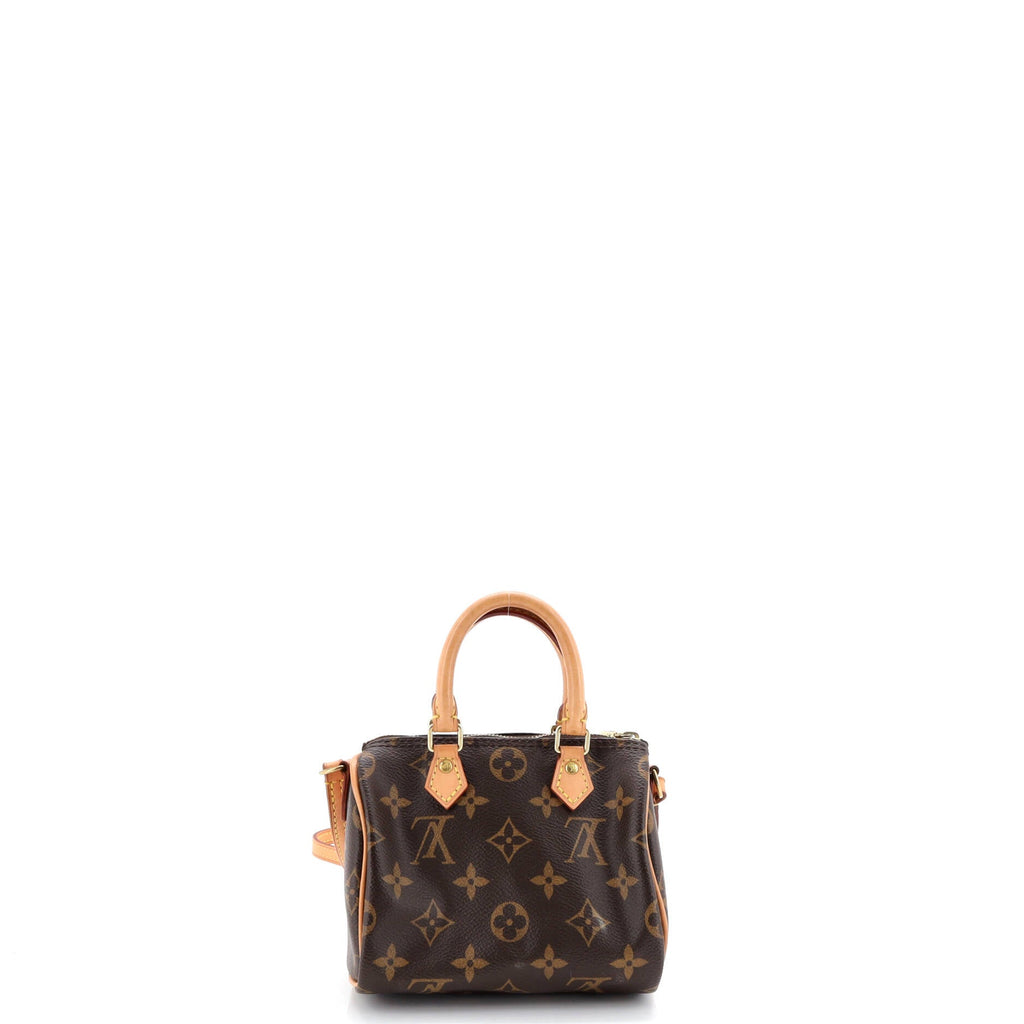 Speedy Bandouliere Bag Monogram Canvas Nano