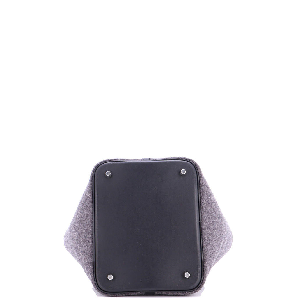 Picotin Lock Bag Felt with Leather MM