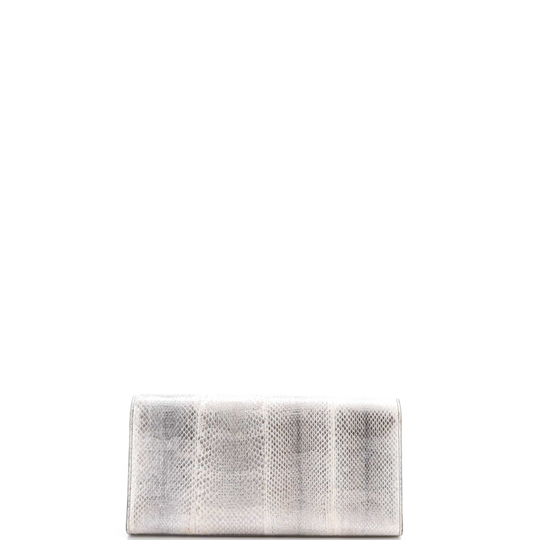 Classic Monogram Tassel Clutch Python Long