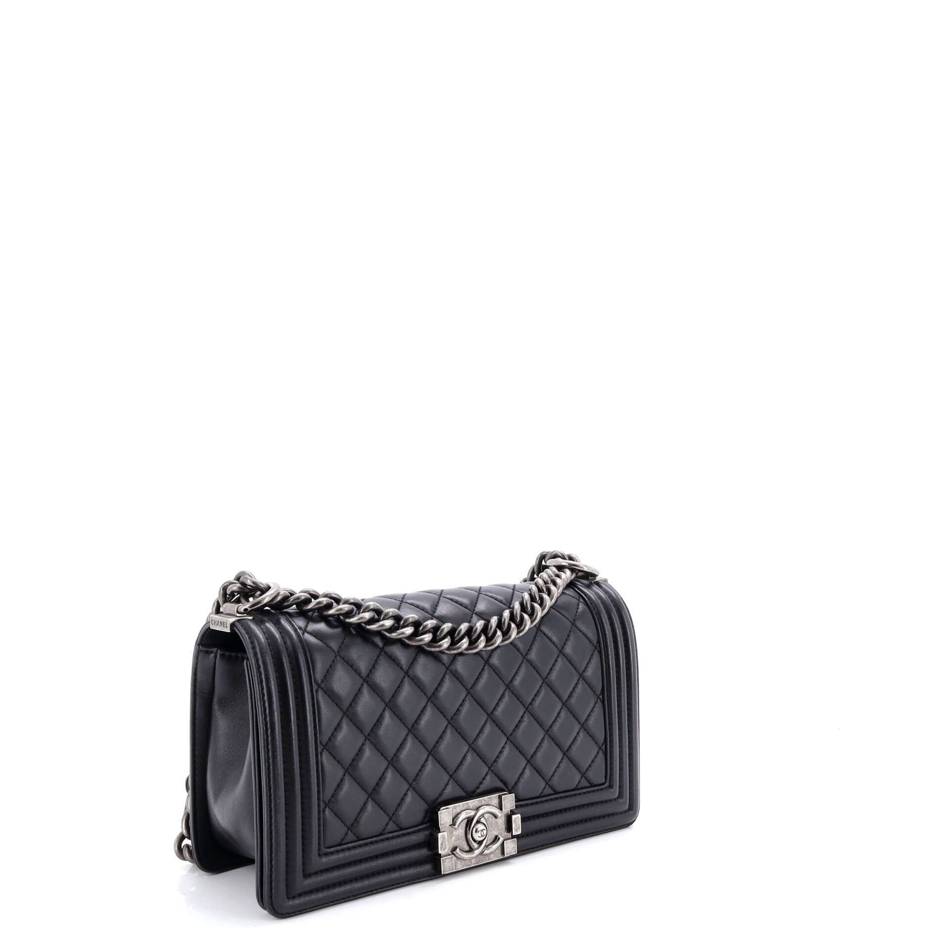 Boy Flap Bag Quilted Lambskin Old Medium