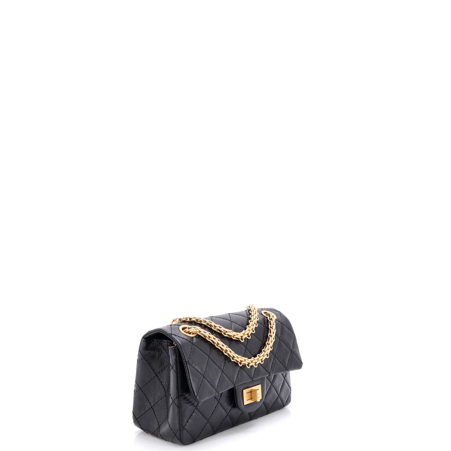Reissue 2.55 Flap Bag Quilted Aged Calfskin Mini