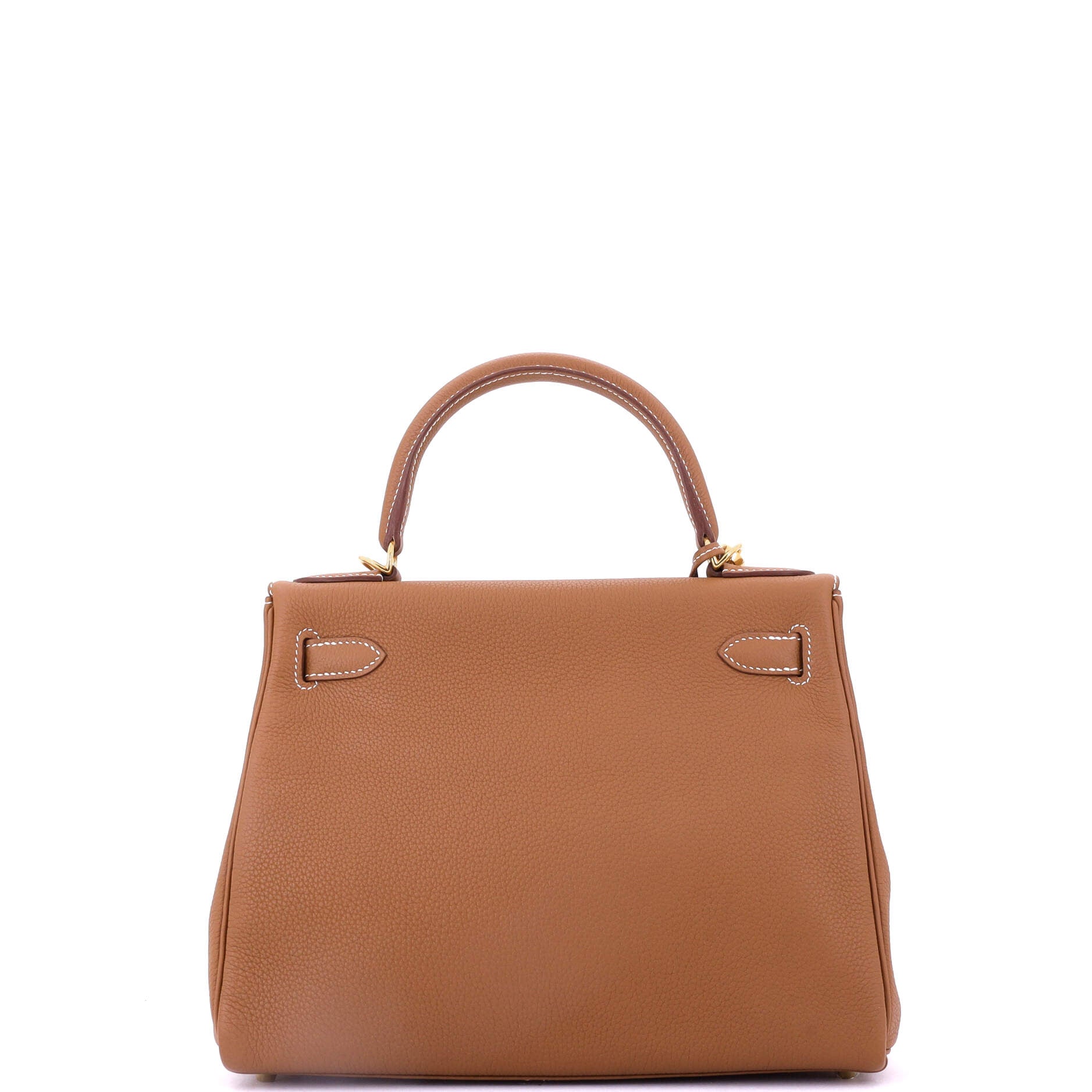 Kelly Handbag Gold Togo with Gold Hardware 28