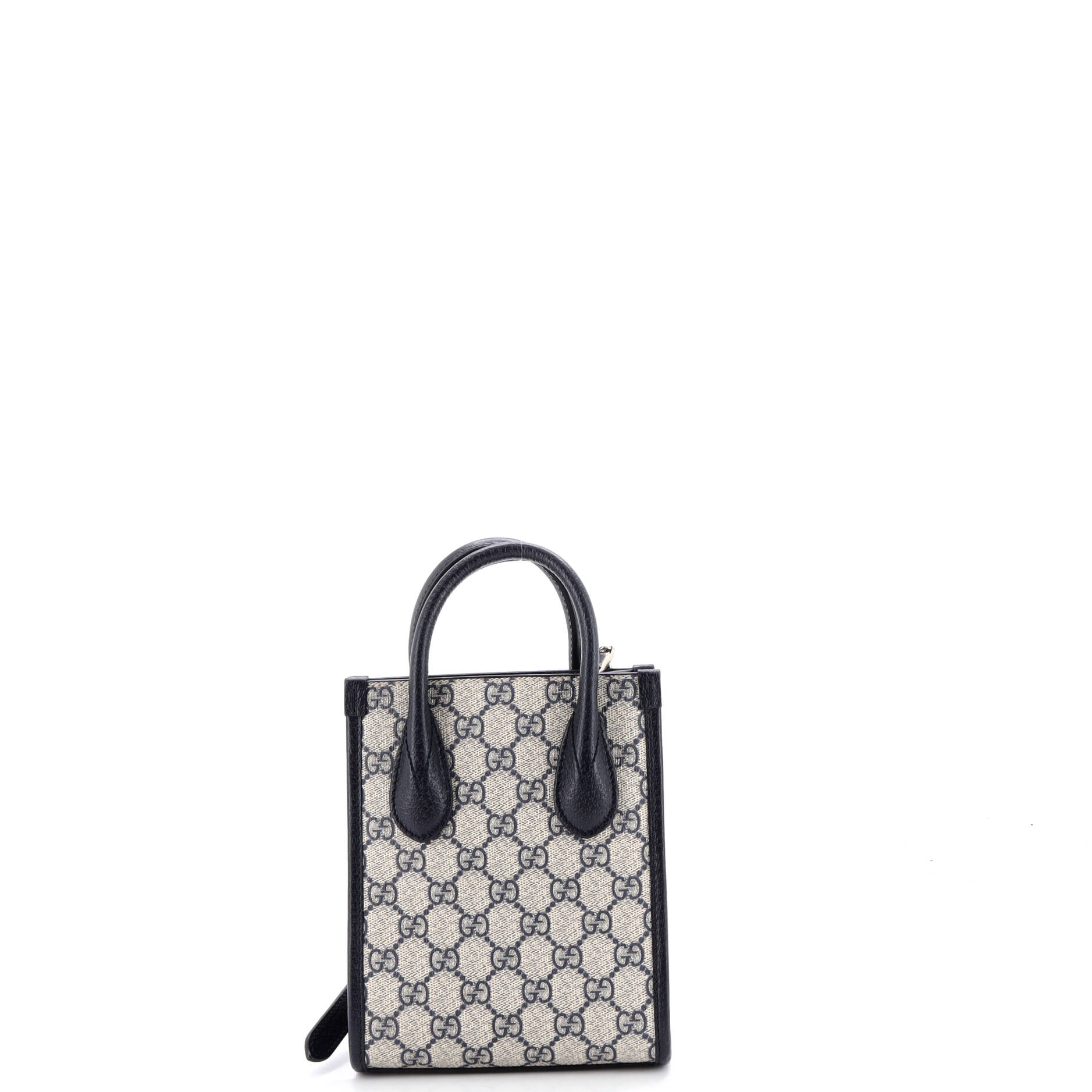 Interlocking G Patch Tote GG Coated Canvas Mini