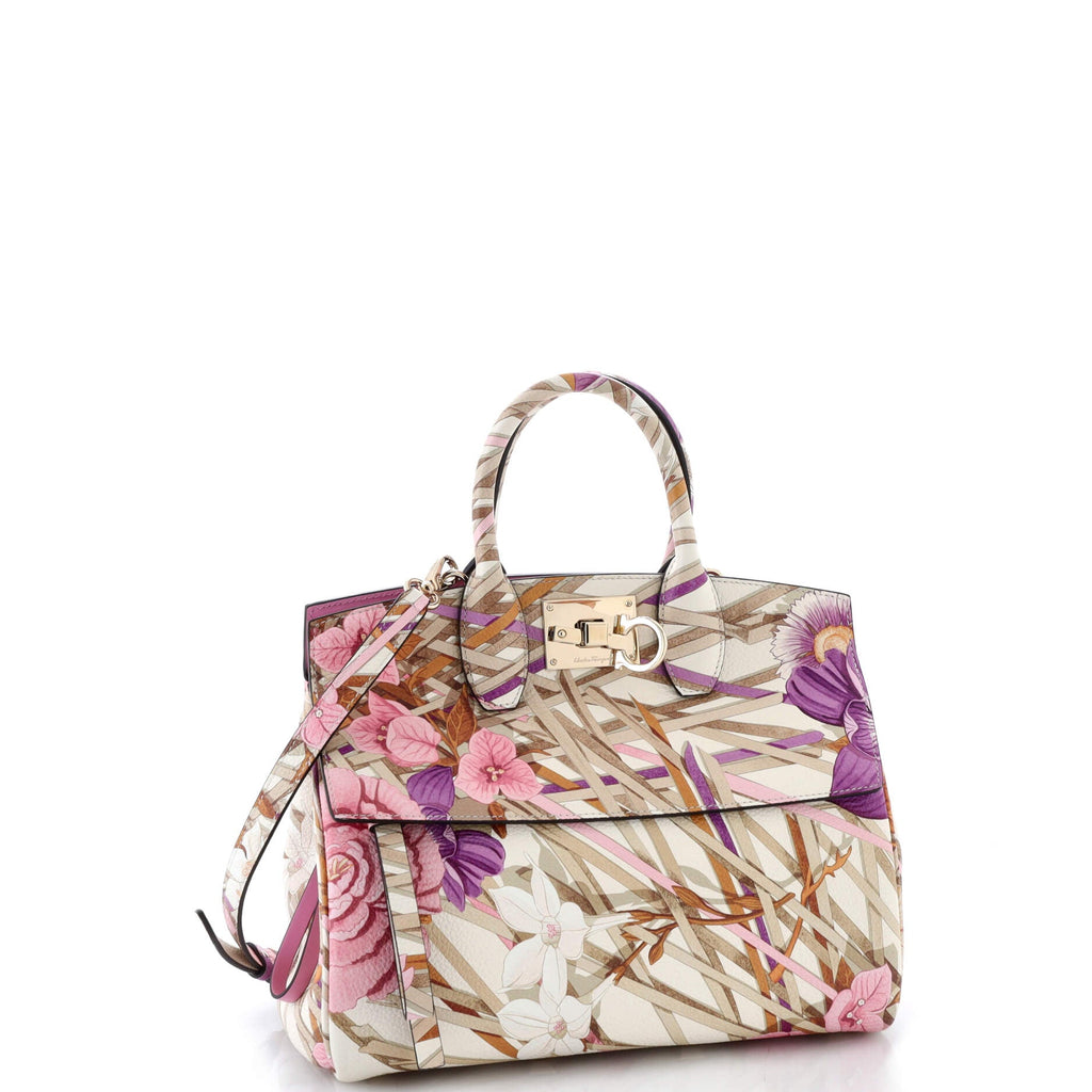 Studio Satchel Printed Leather Small