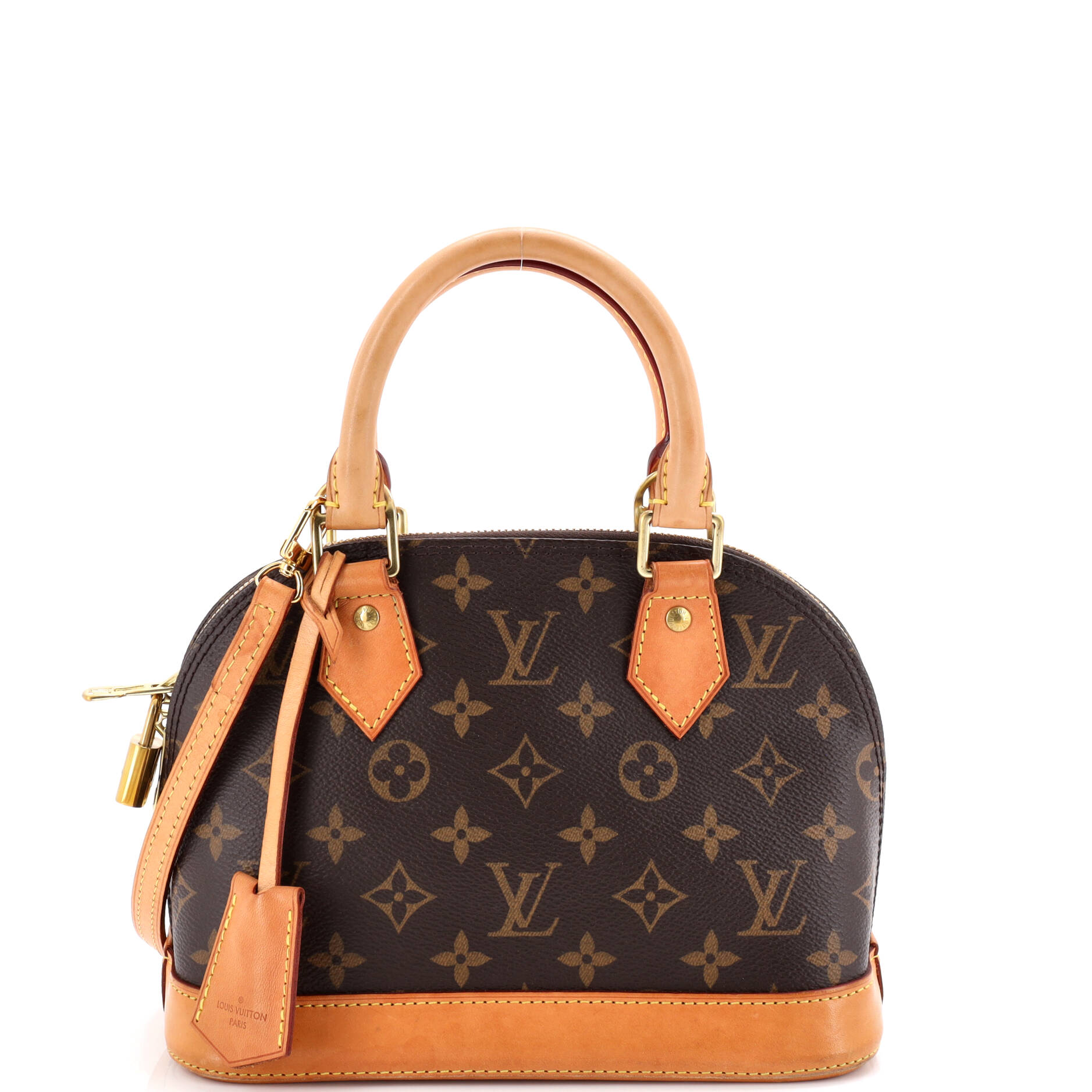 Alma Handbag Monogram Canvas BB