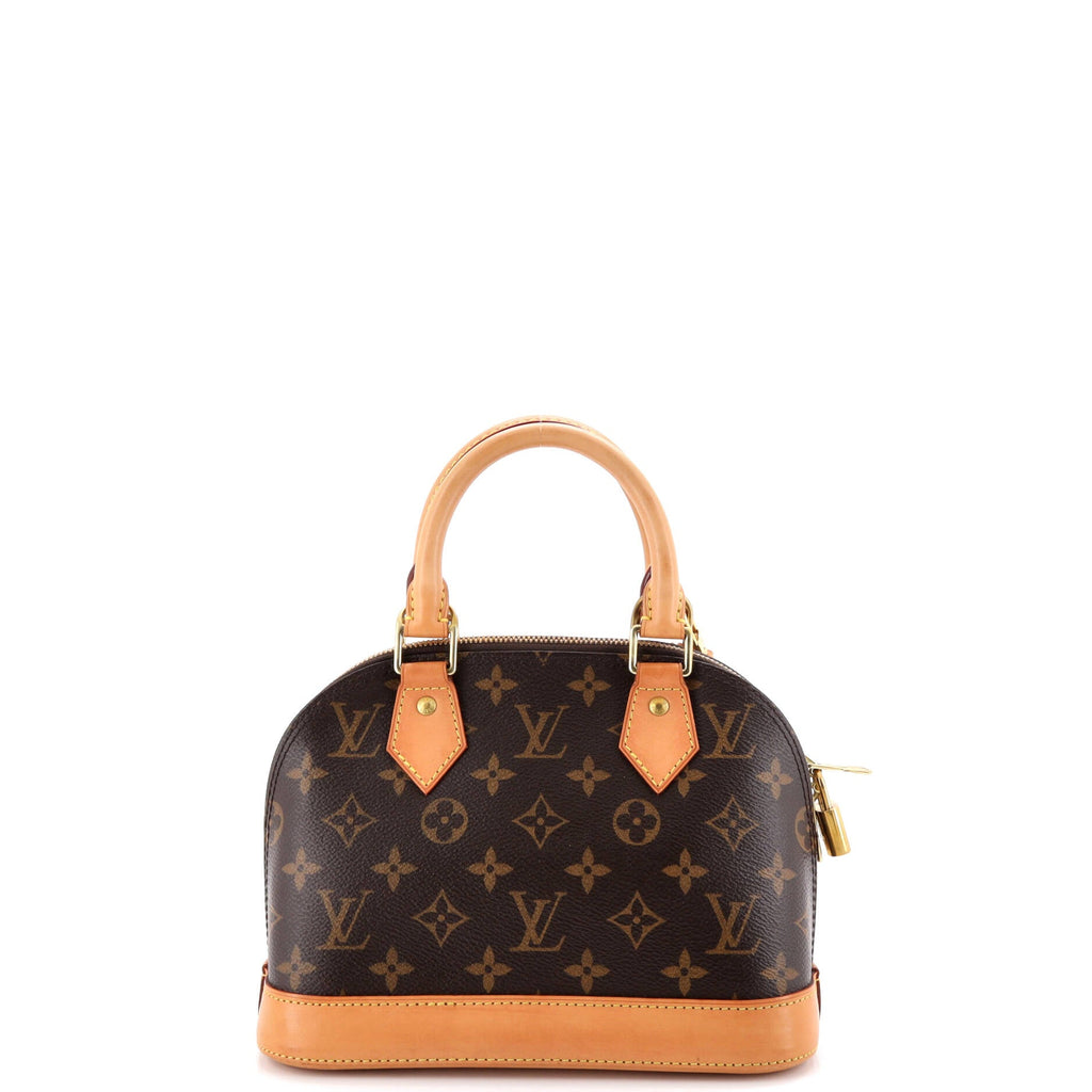 Alma Handbag Monogram Canvas BB