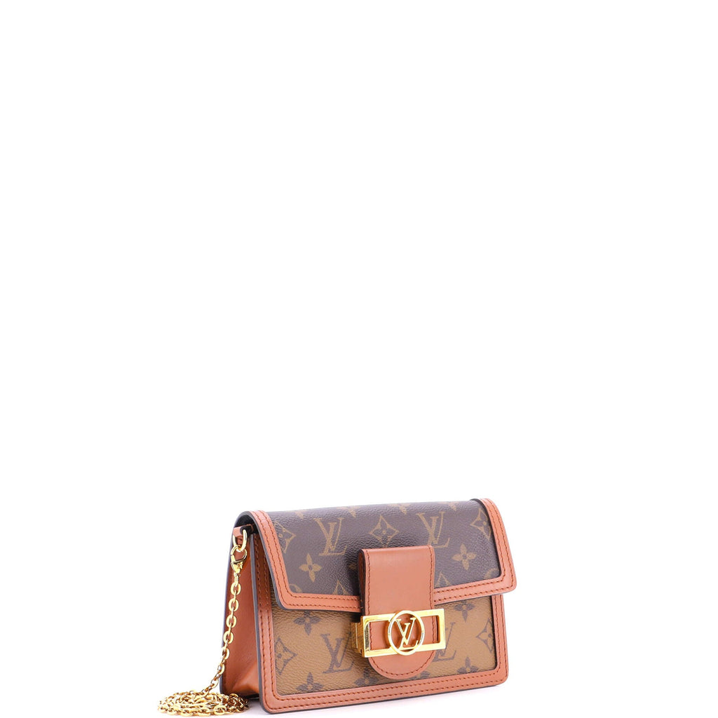 Dauphine Chain Wallet Reverse Monogram Canvas