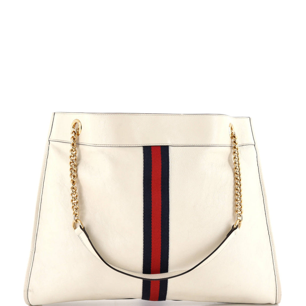 Rajah Chain Tote Leather Large