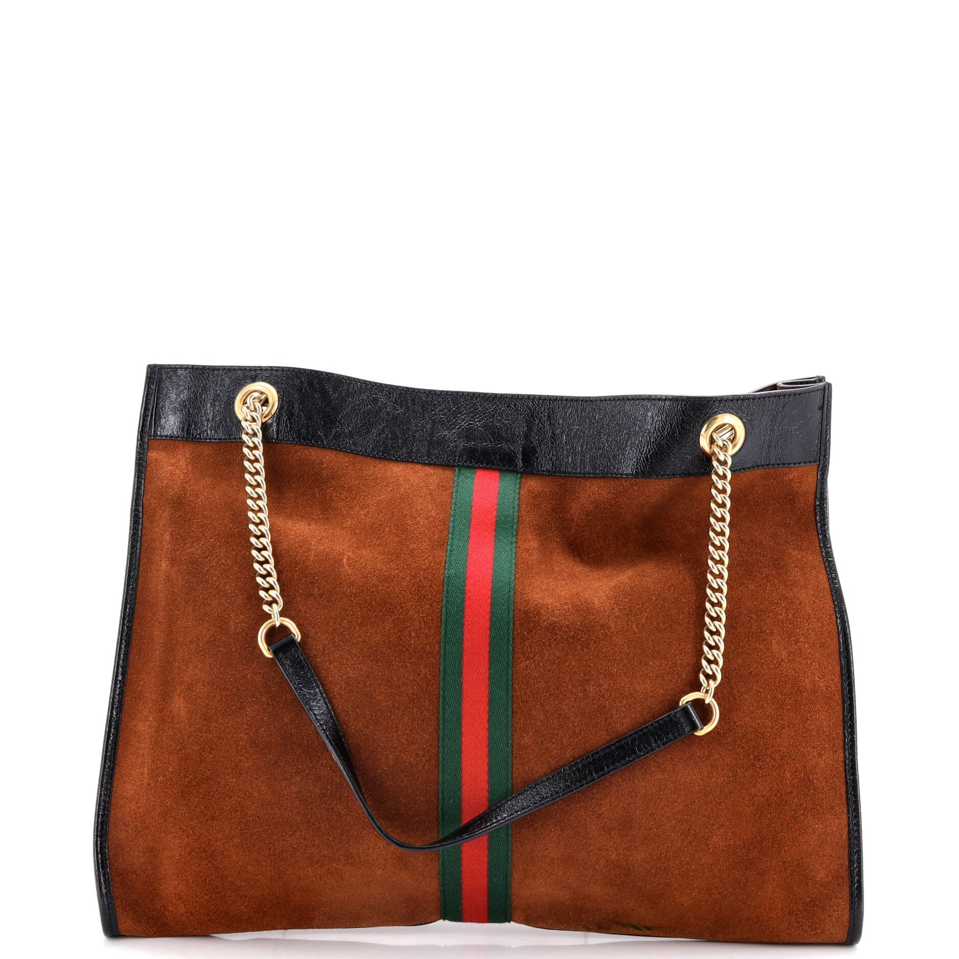 Rajah Chain Tote Suede Large