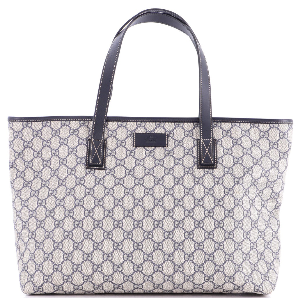 Plus Tote GG Coated Canvas with Leather Medium