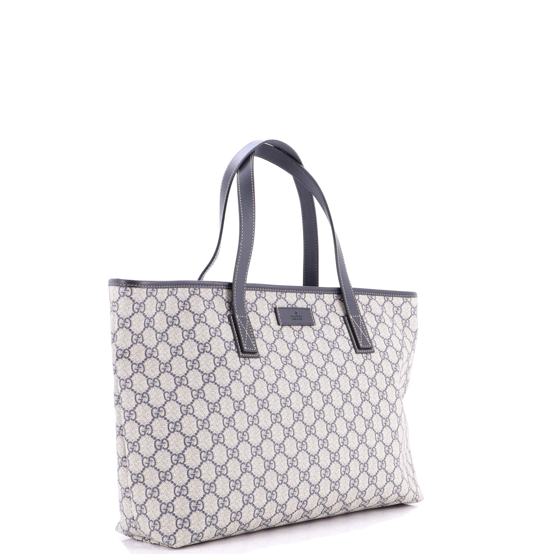 Plus Tote GG Coated Canvas with Leather Medium