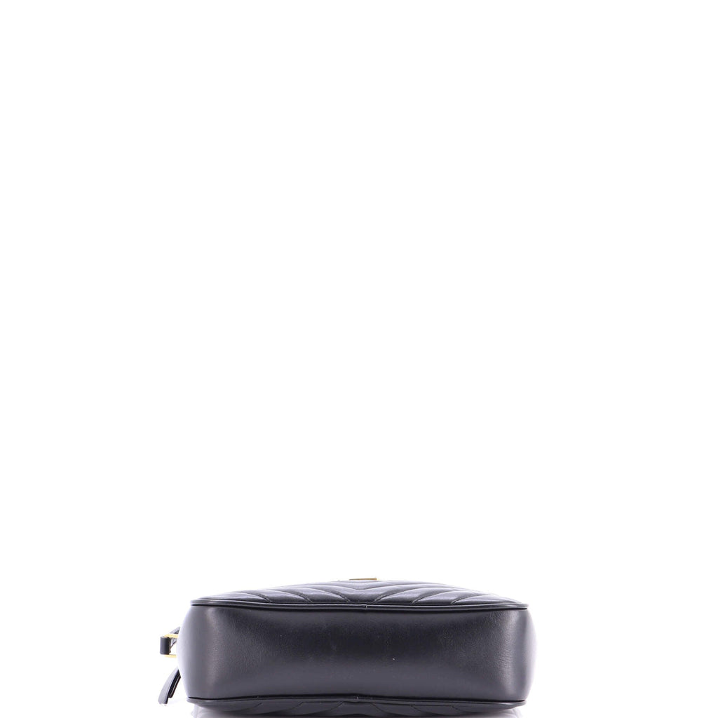 Lou Camera Bag Matelasse Chevron Leather Small