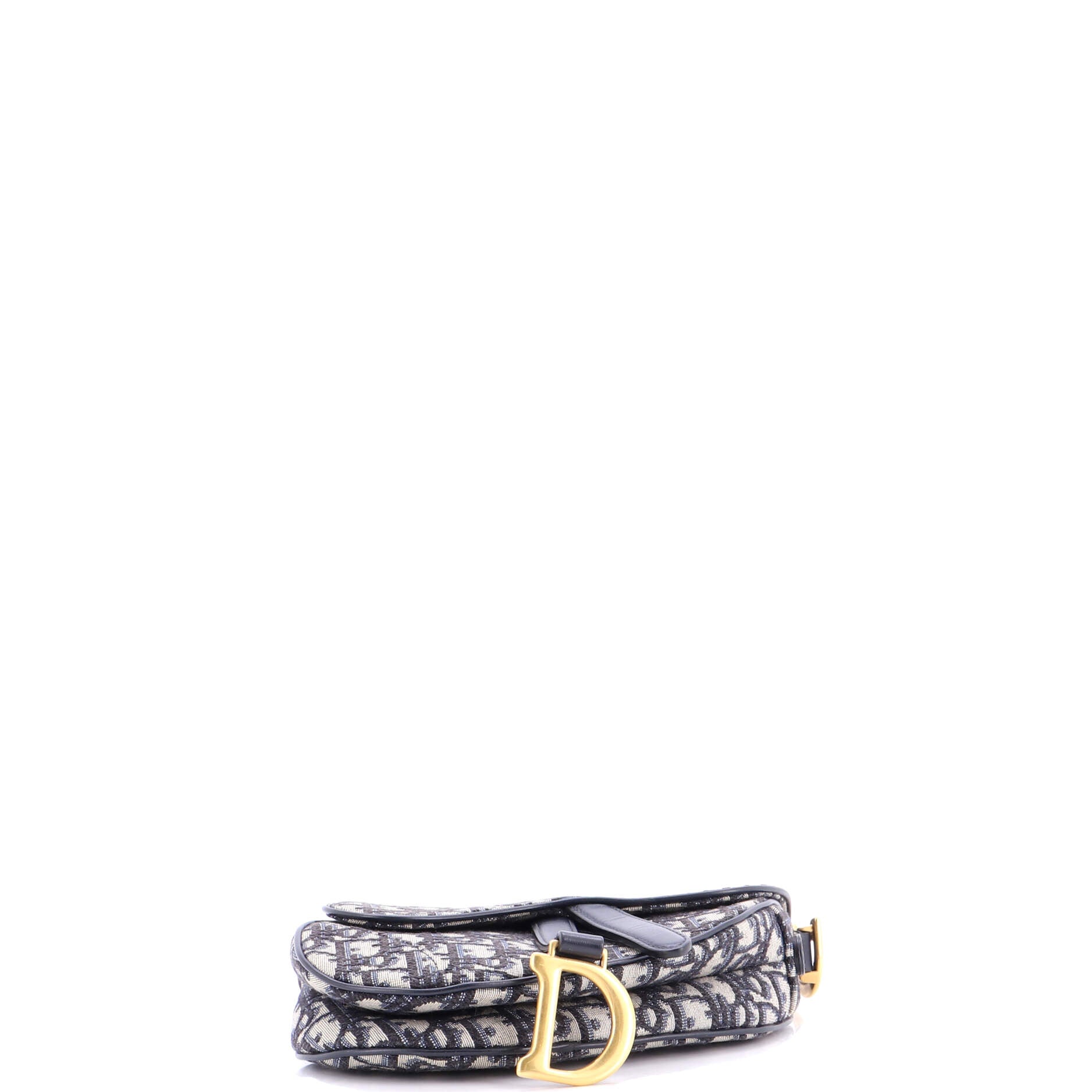 Saddle Handbag Oblique Canvas Mini