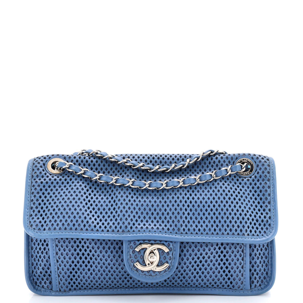 Up In The Air Flap Bag Perforated Leather Medium