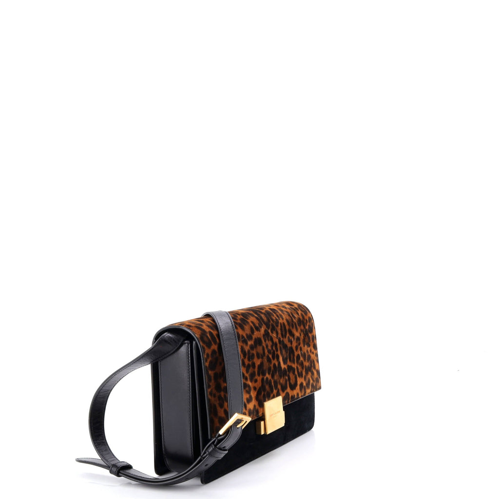 Bellechasse Shoulder Bag Suede and Printed Pony Hair Medium