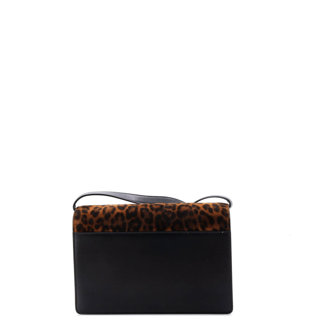 Bellechasse Shoulder Bag Suede and Printed Pony Hair Medium