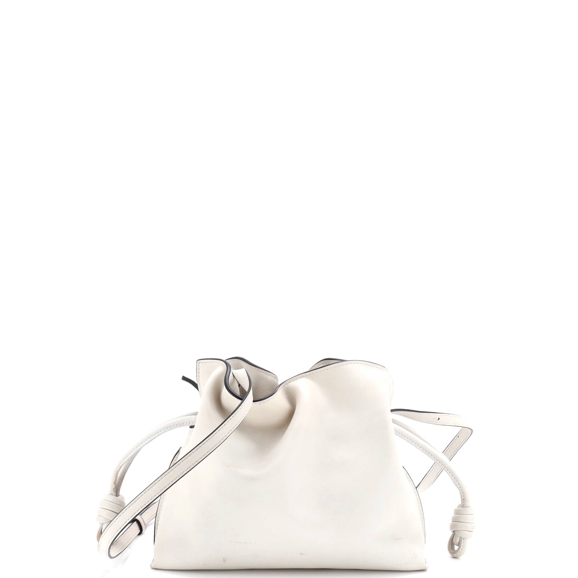 Flamenco Knot Clutch Leather Mini