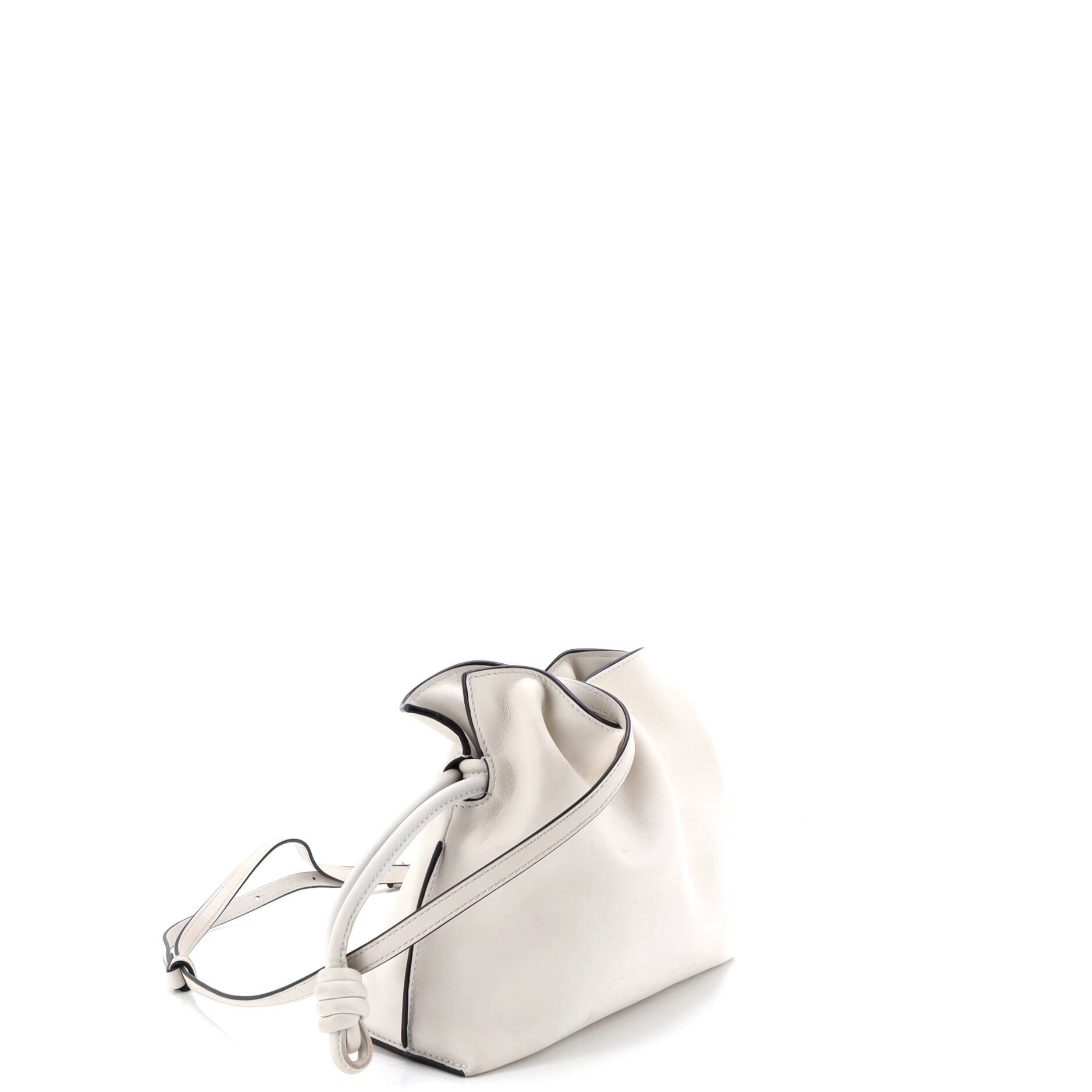 Flamenco Knot Clutch Leather Mini
