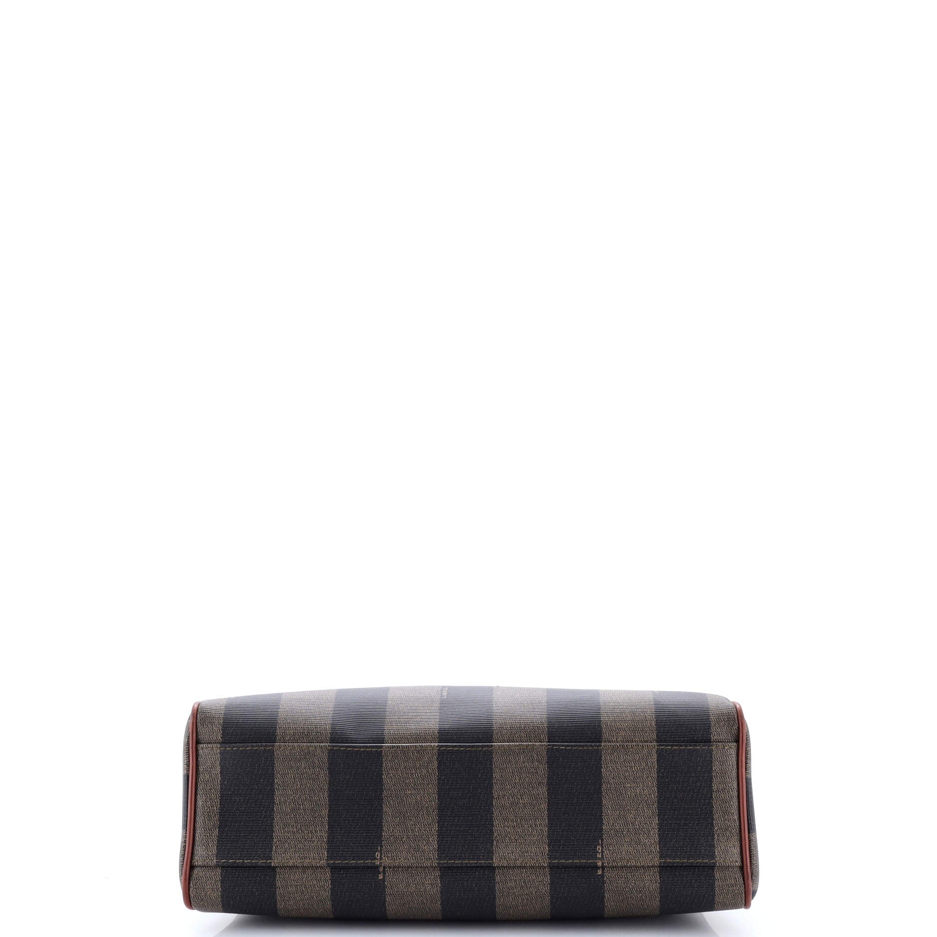 Convertible Pequin Top Handle Tote Coated Canvas with Leather Medium