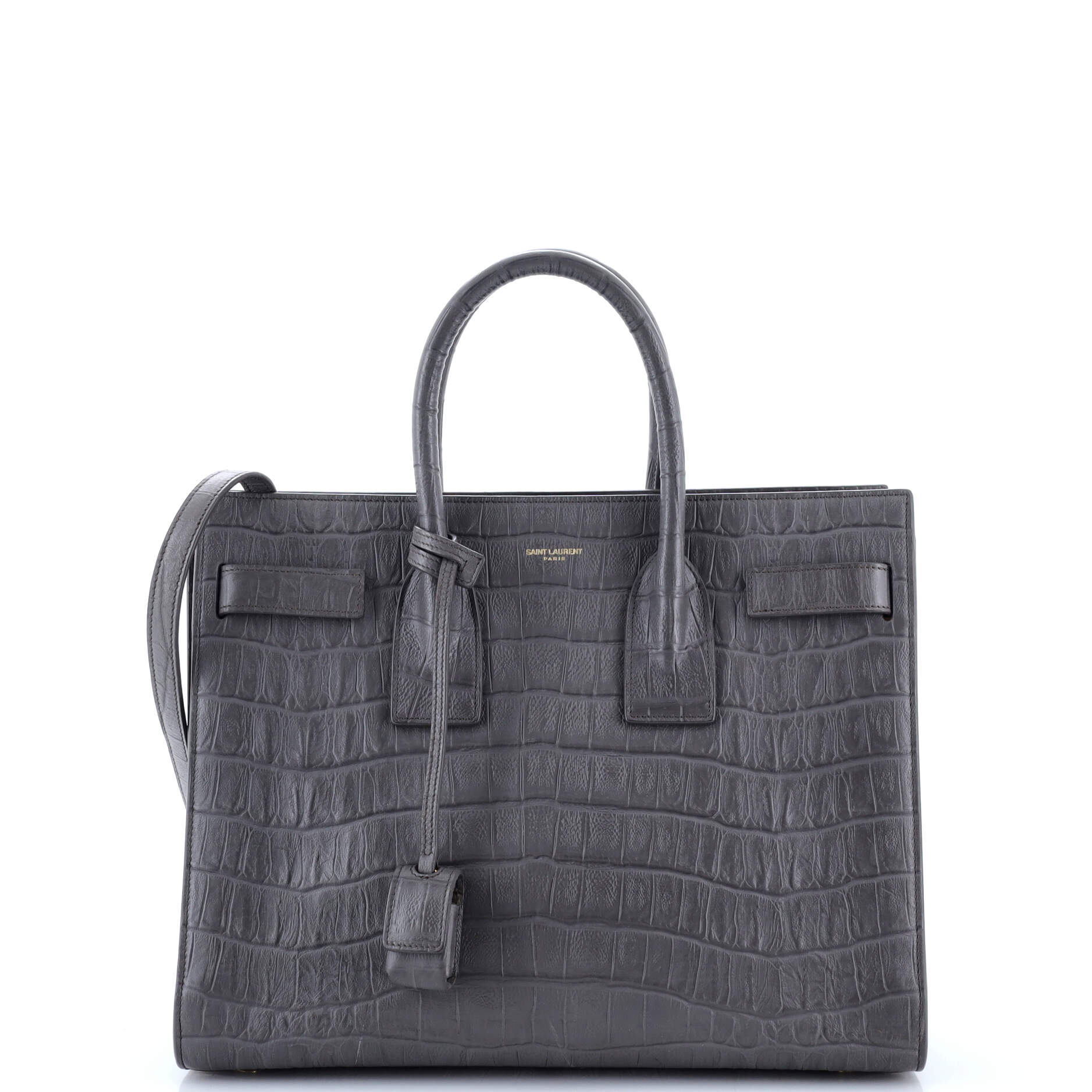 Sac de Jour NM Bag Crocodile Embossed Leather Small