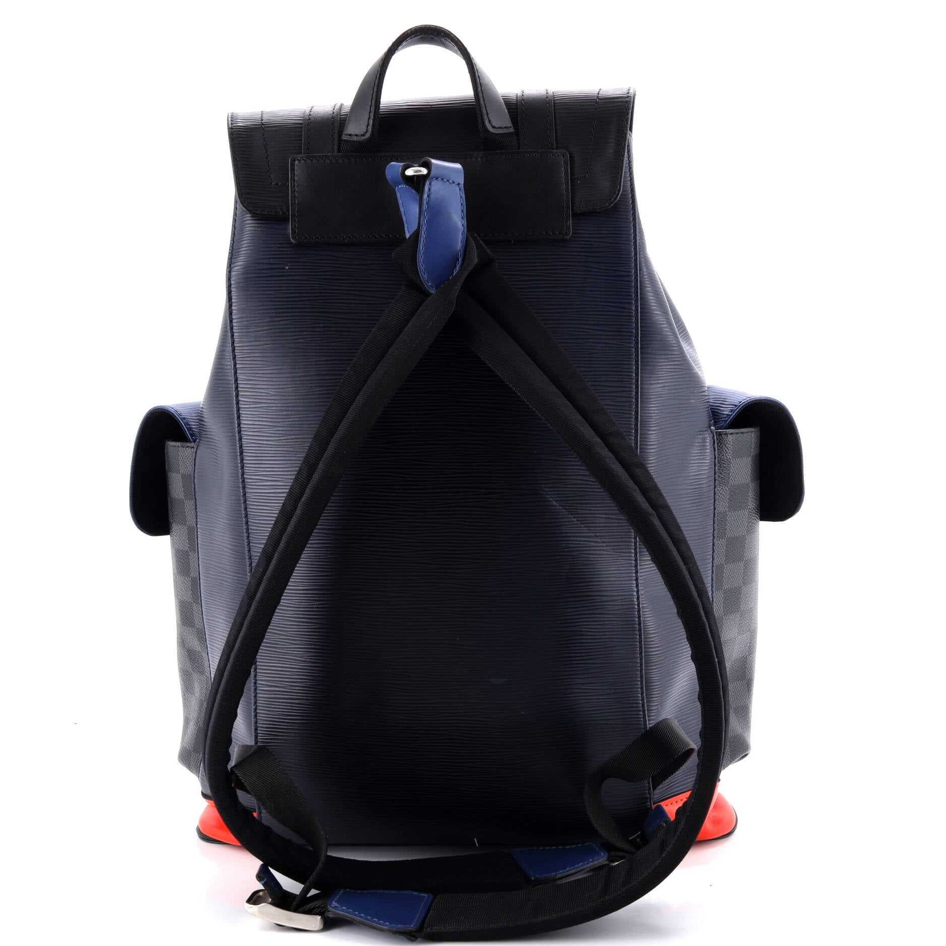 Christopher Backpack Epi Leather with Damier Graphite PM