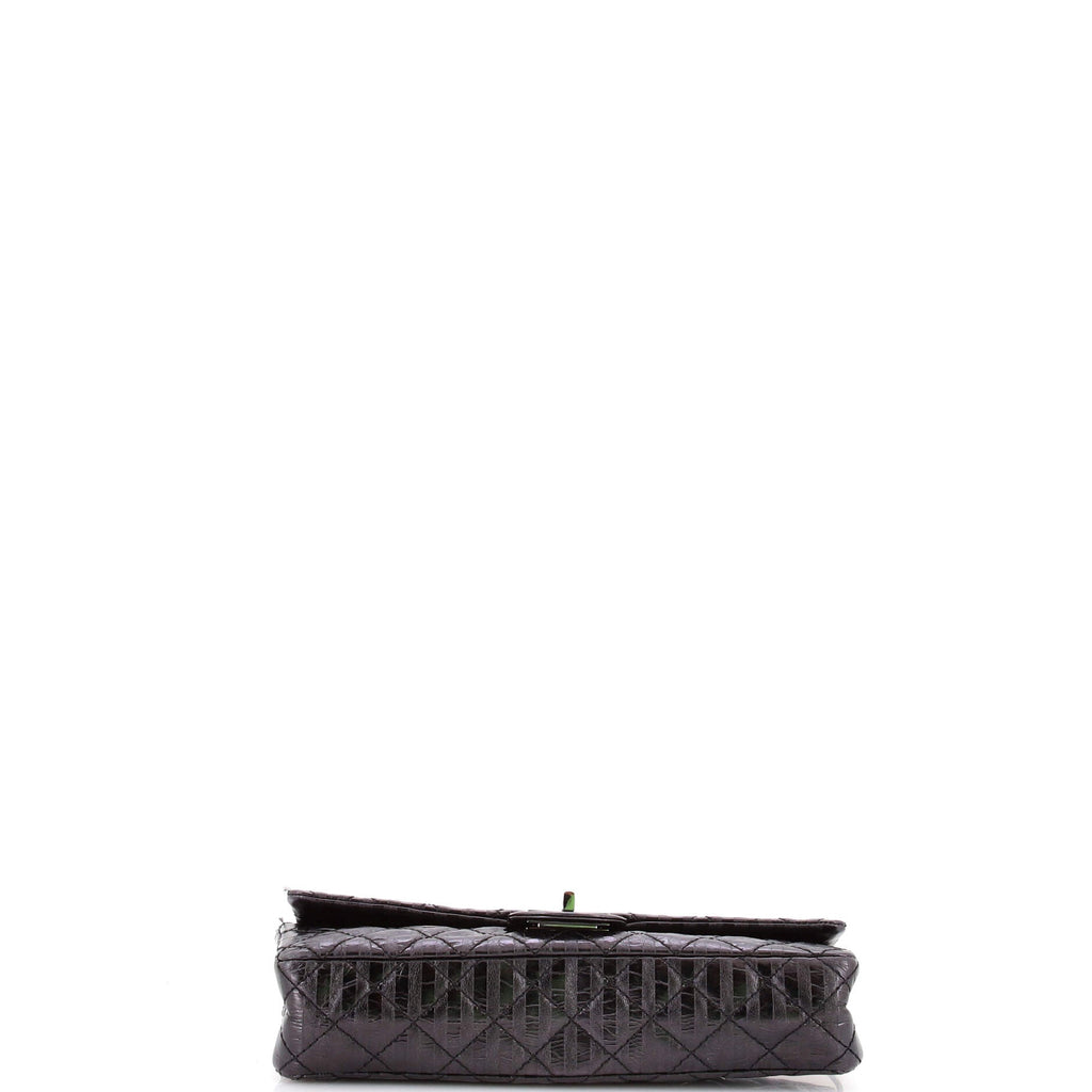 Rayures East West Reissue Clutch Quilted Calfskin Small