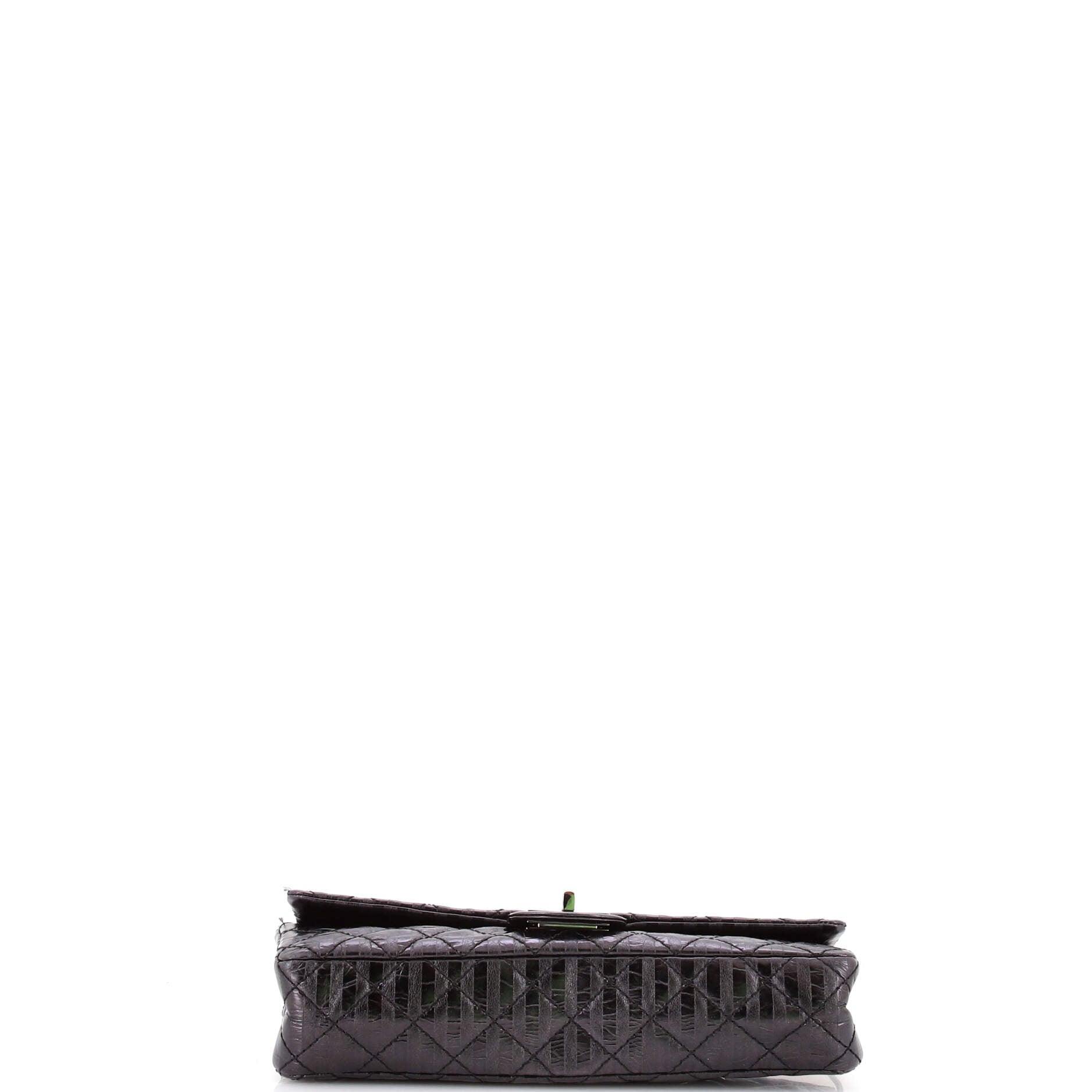 Rayures East West Reissue Clutch Quilted Calfskin Small
