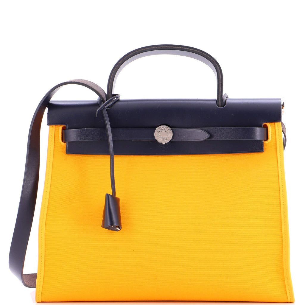 Herbag Zip Leather and Toile 31