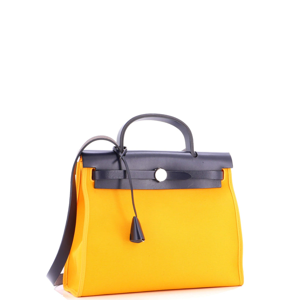 Herbag Zip Leather and Toile 31