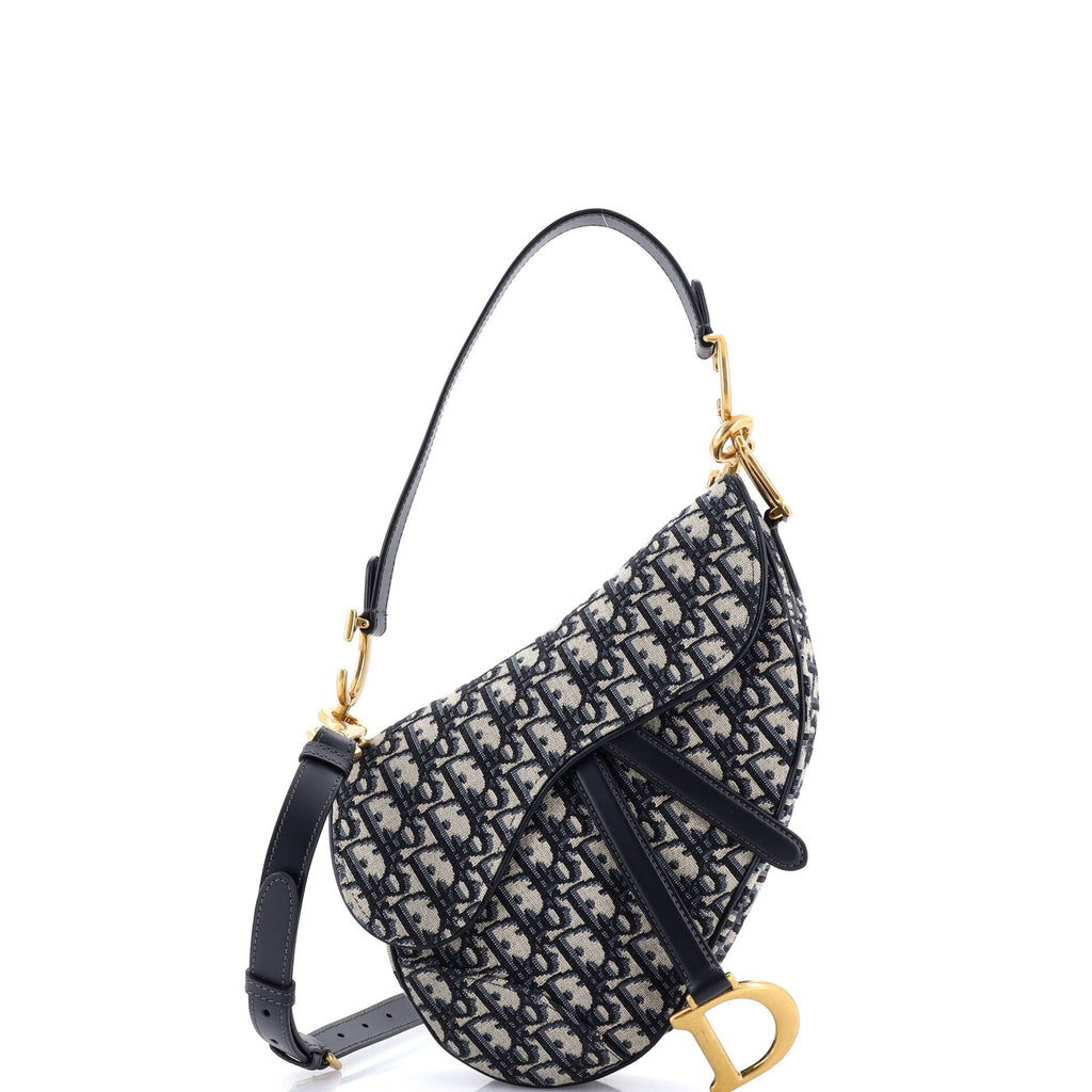 Saddle Handbag Oblique Canvas Medium