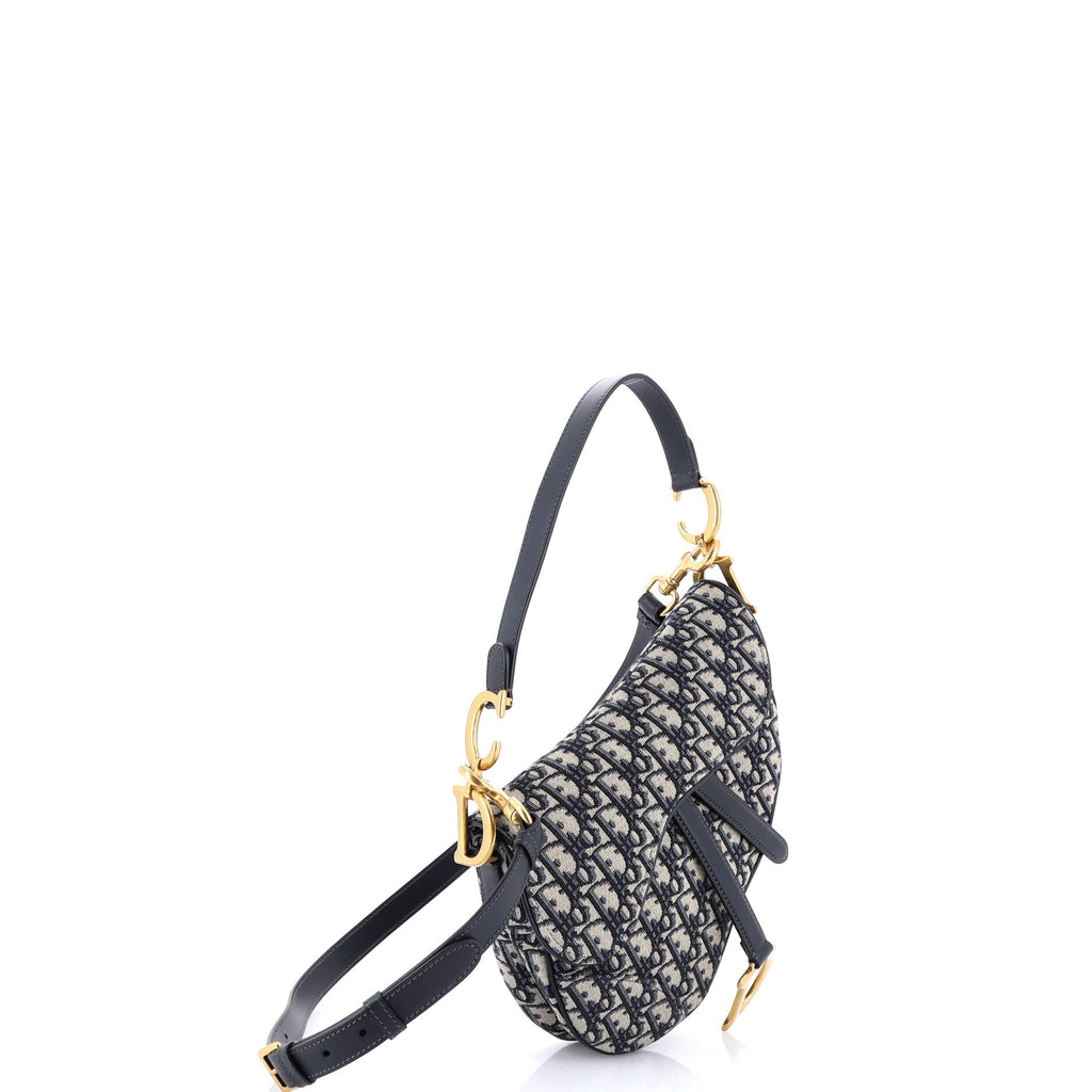 Saddle Handbag Oblique Canvas Medium