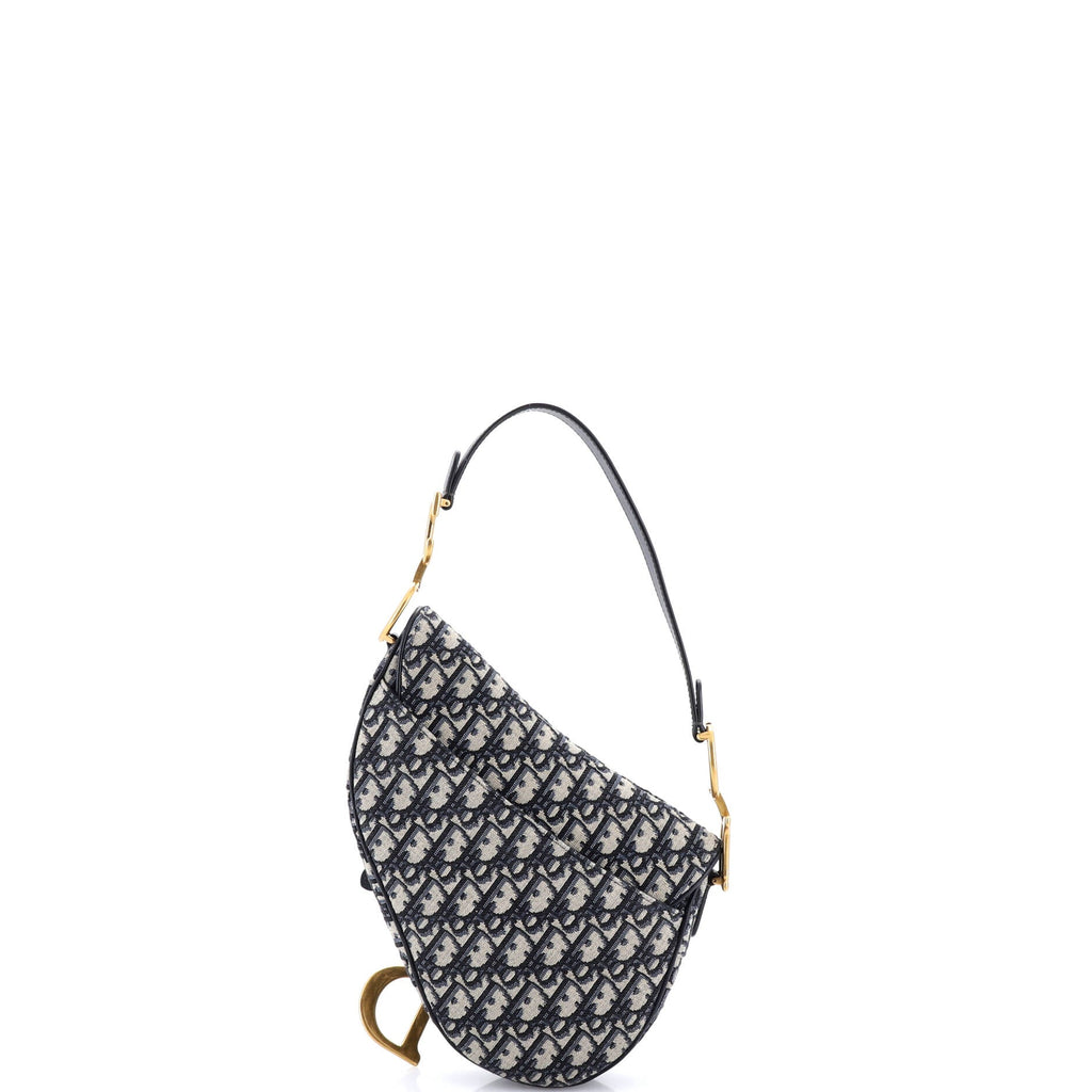 Saddle Handbag Oblique Canvas Medium