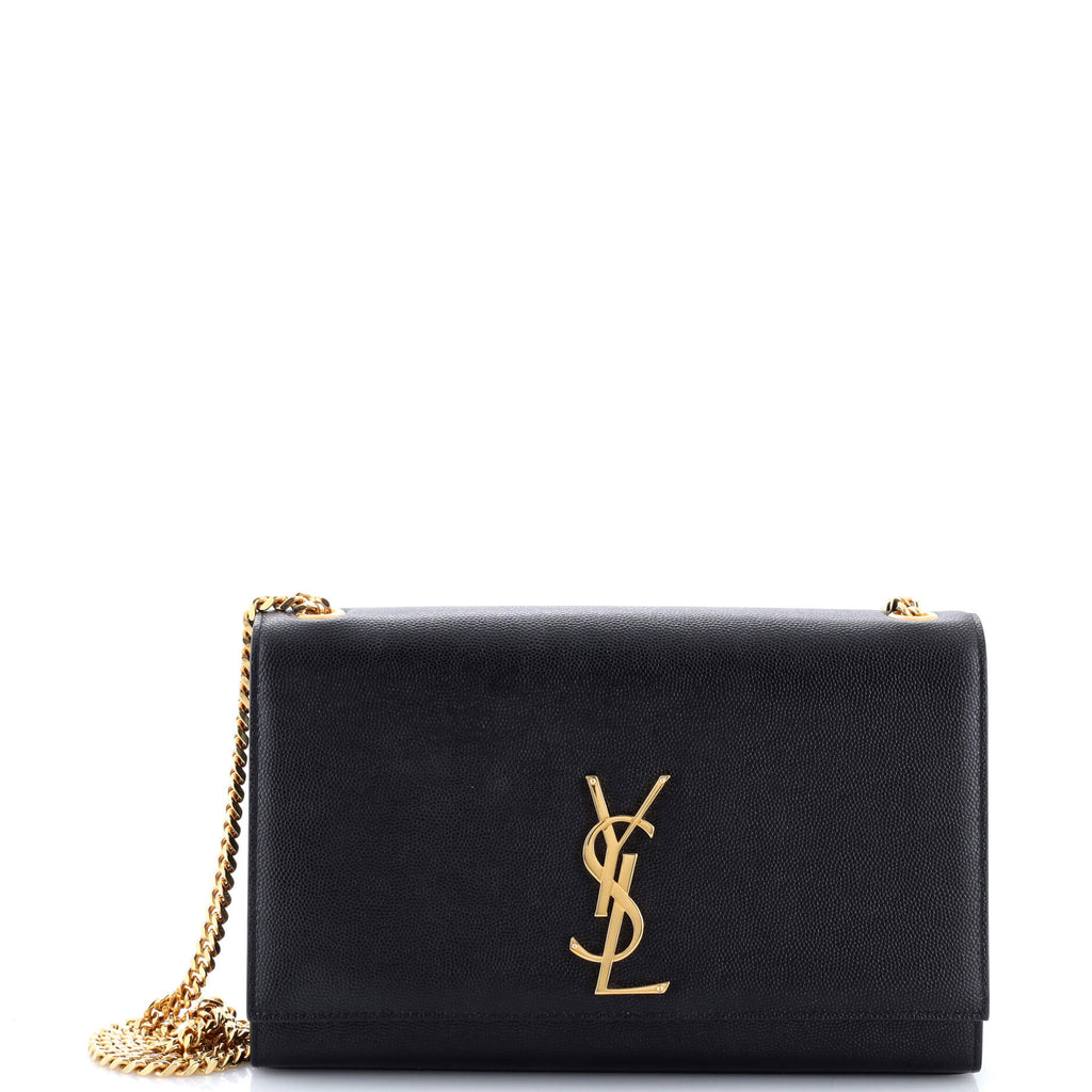 Classic Monogram Crossbody Bag Grainy Leather Medium