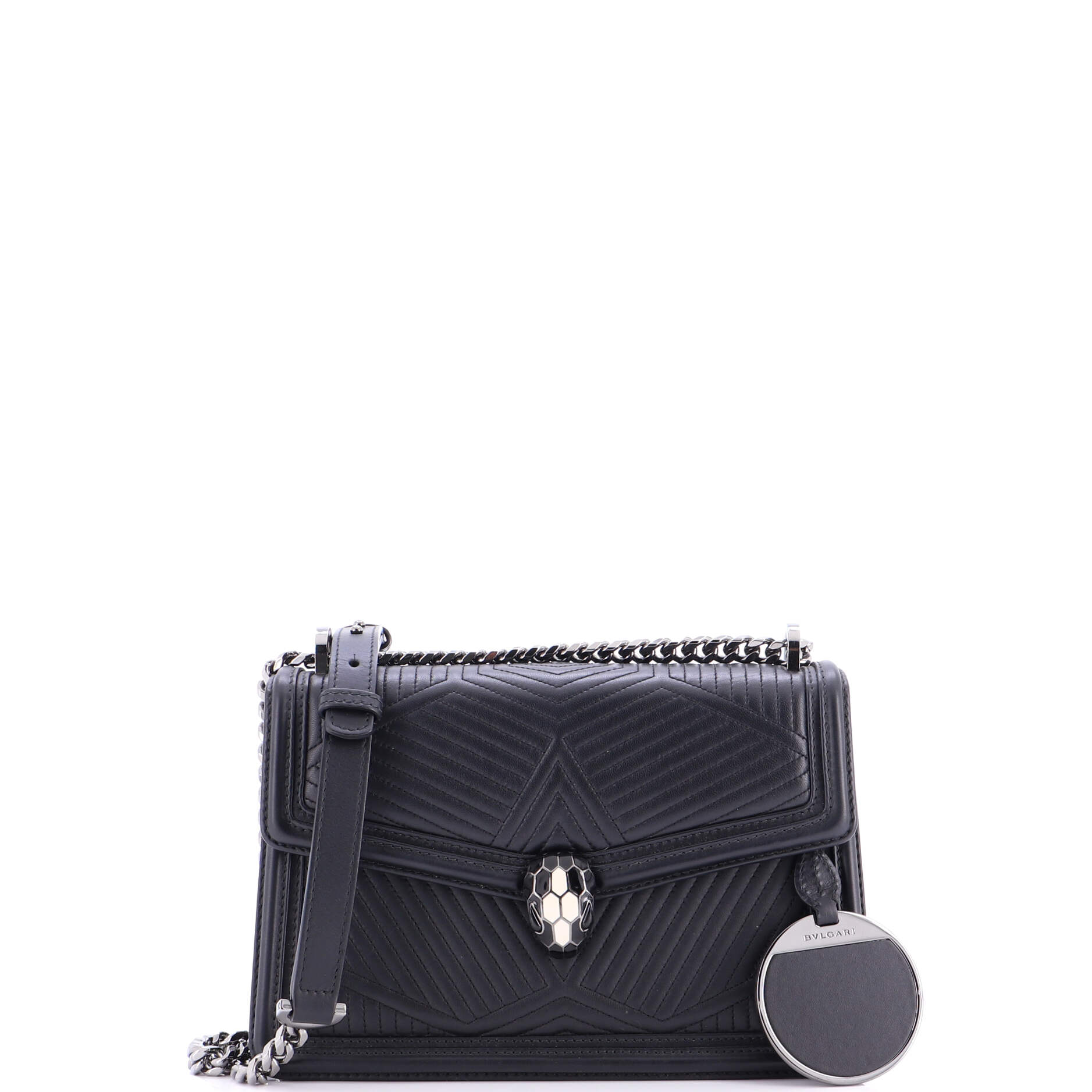 Serpenti Forever Shoulder Bag Quilted Leather Small