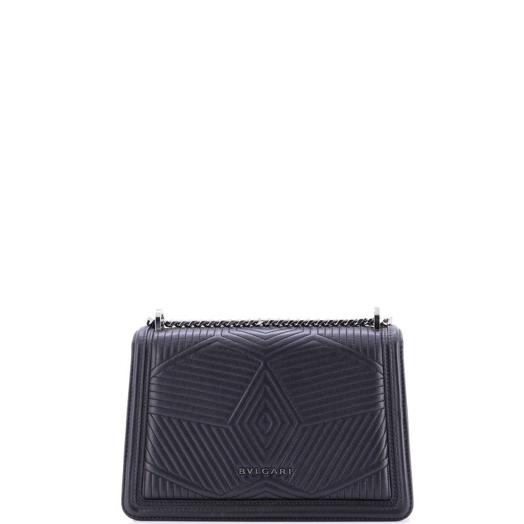 Serpenti Forever Shoulder Bag Quilted Leather Small
