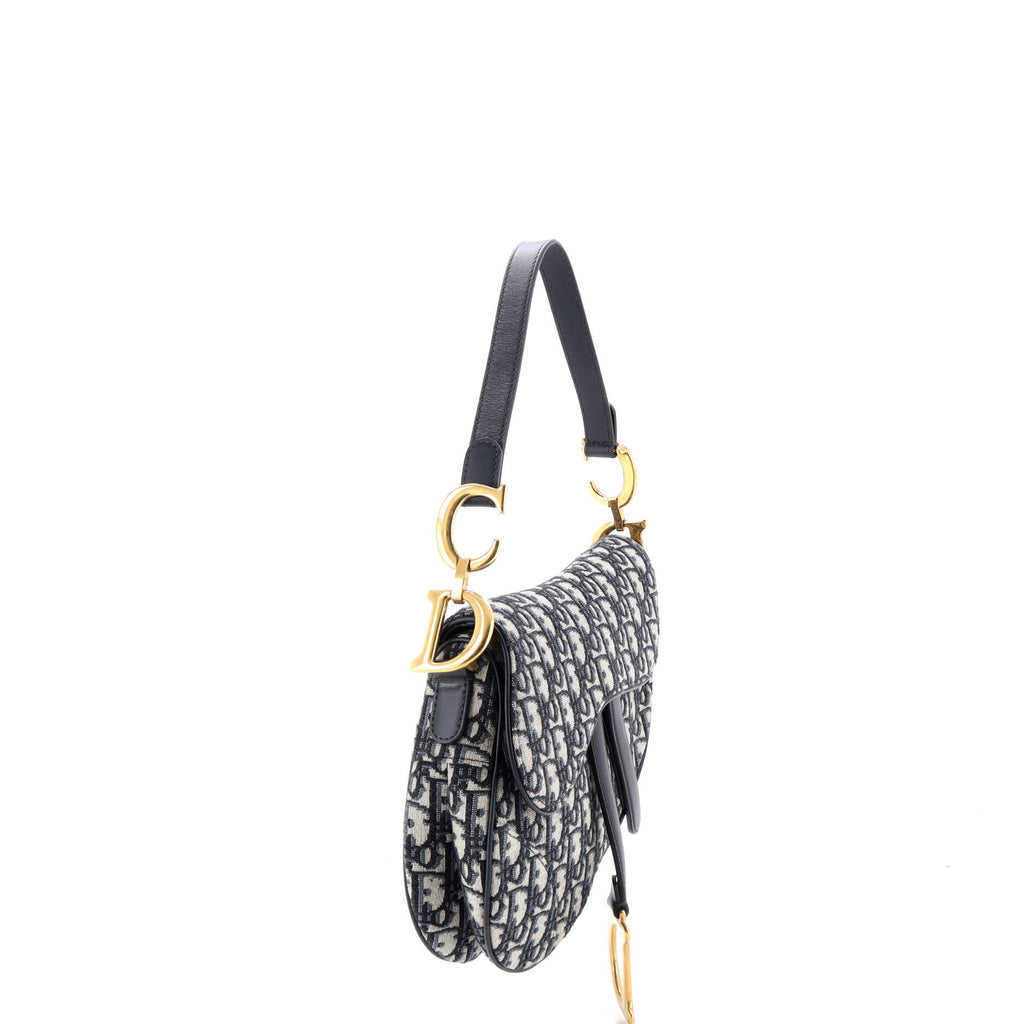 Saddle Handbag Oblique Canvas Medium