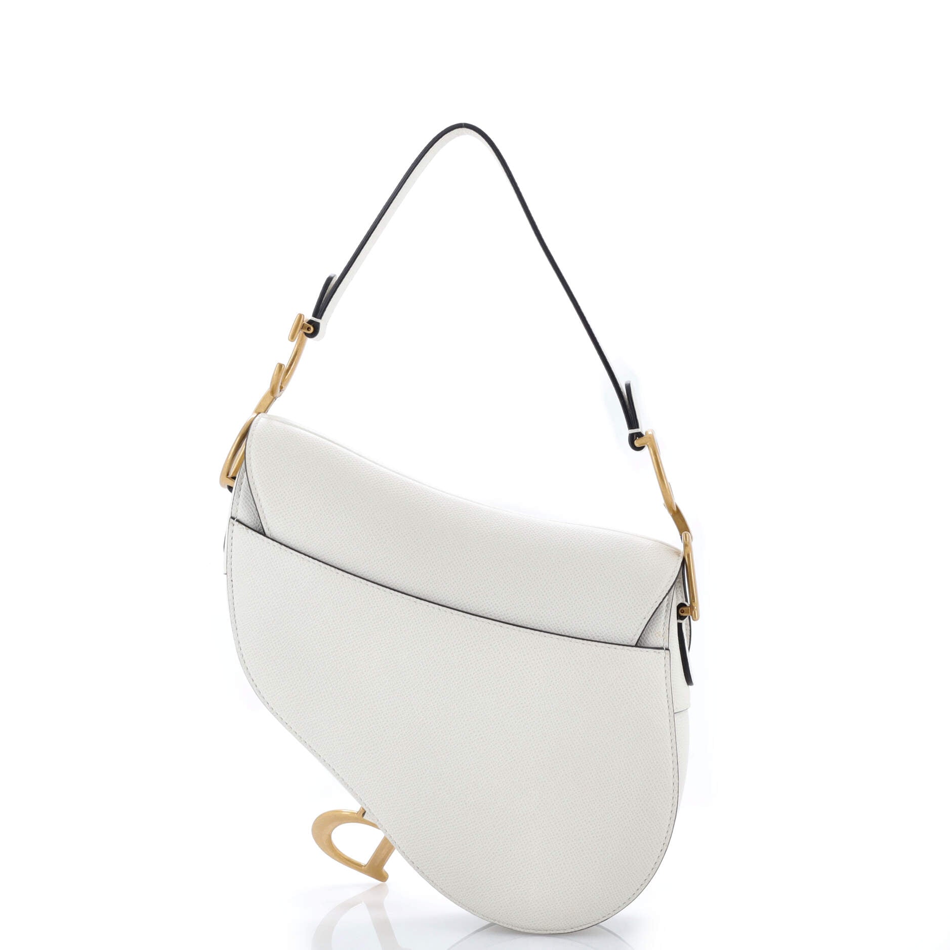 Saddle Handbag Leather Medium