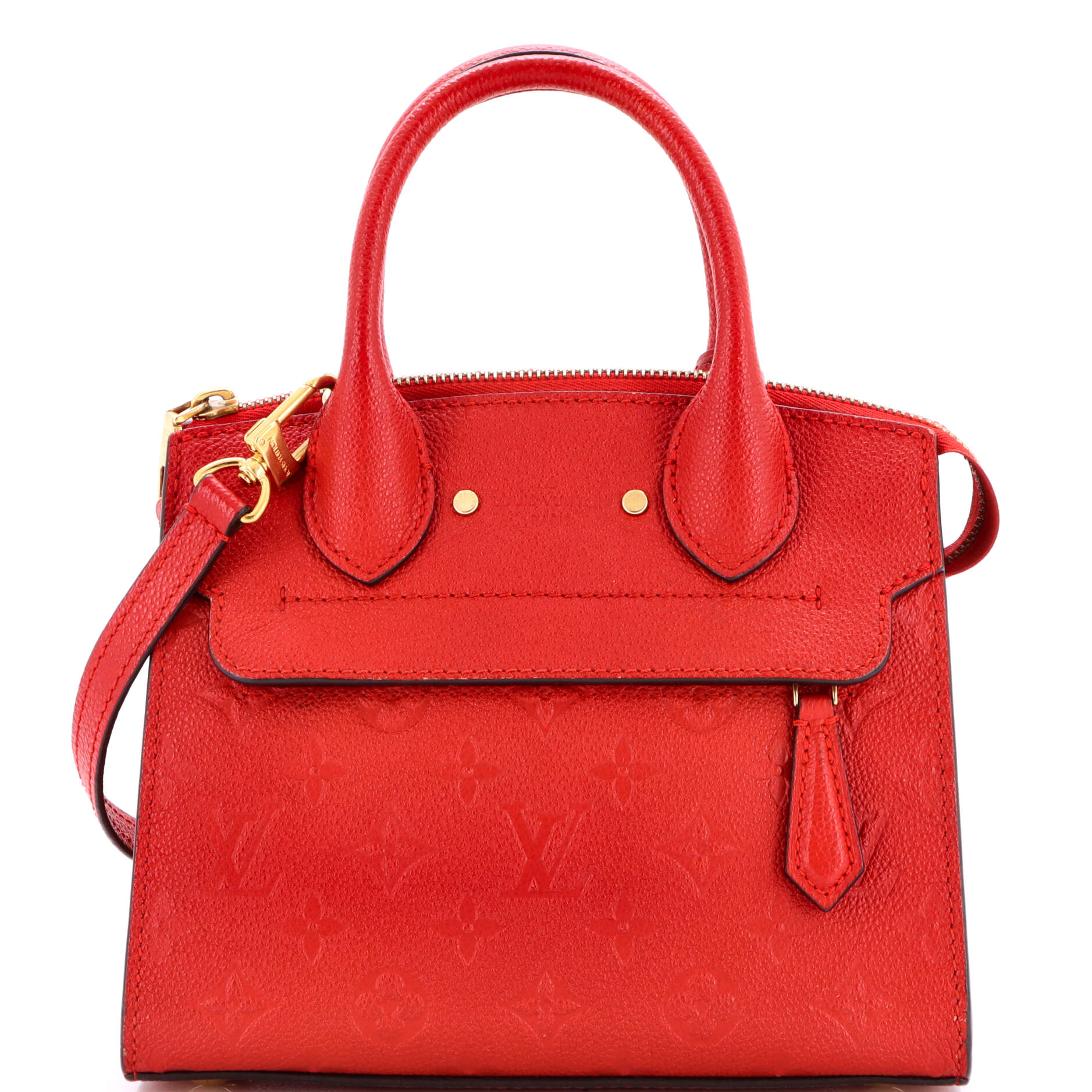 Pont Neuf Handbag Monogram Empreinte Leather Mini