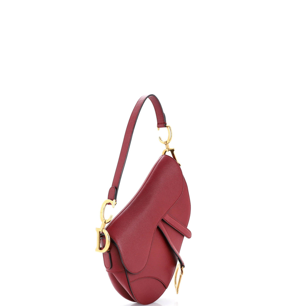 Saddle Handbag Leather Medium
