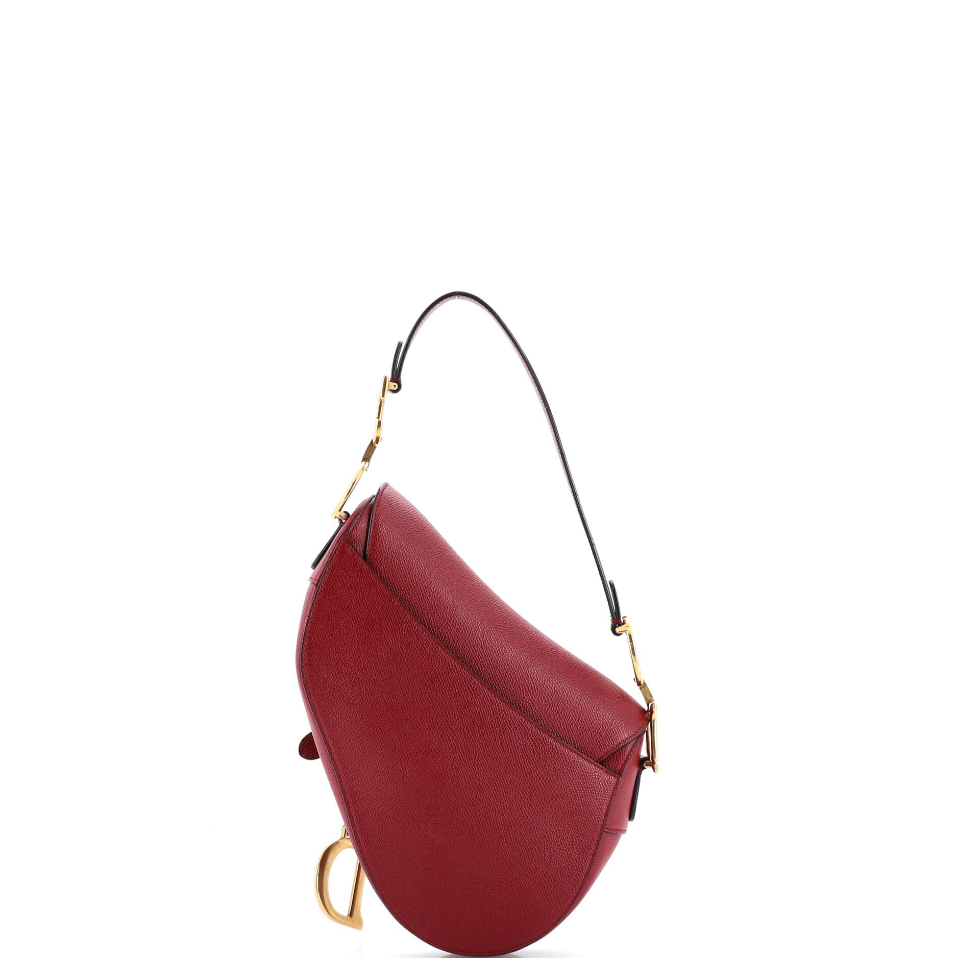 Saddle Handbag Leather Medium